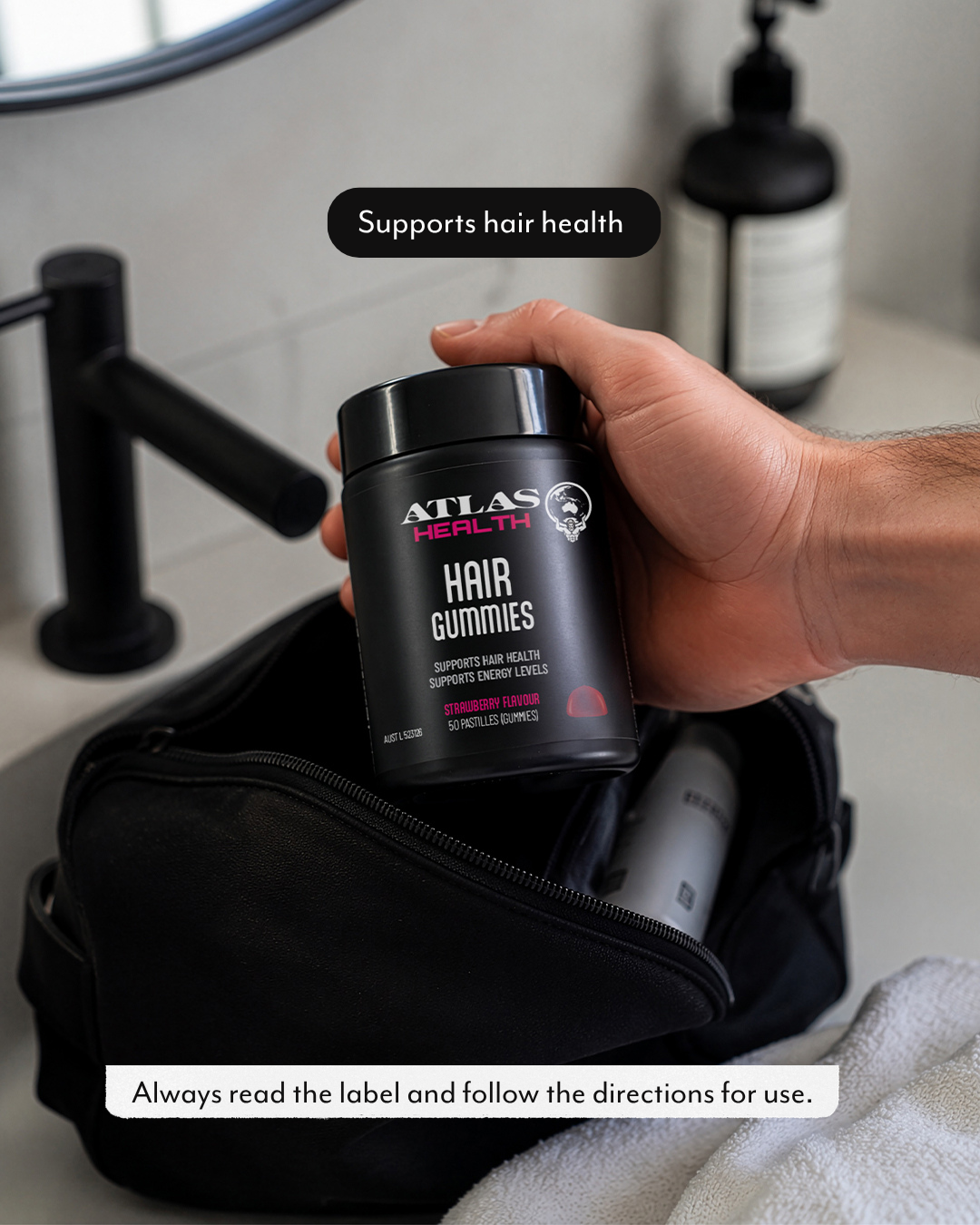 Atlas Supplements Facebook ad: Men's Health, Made Simple