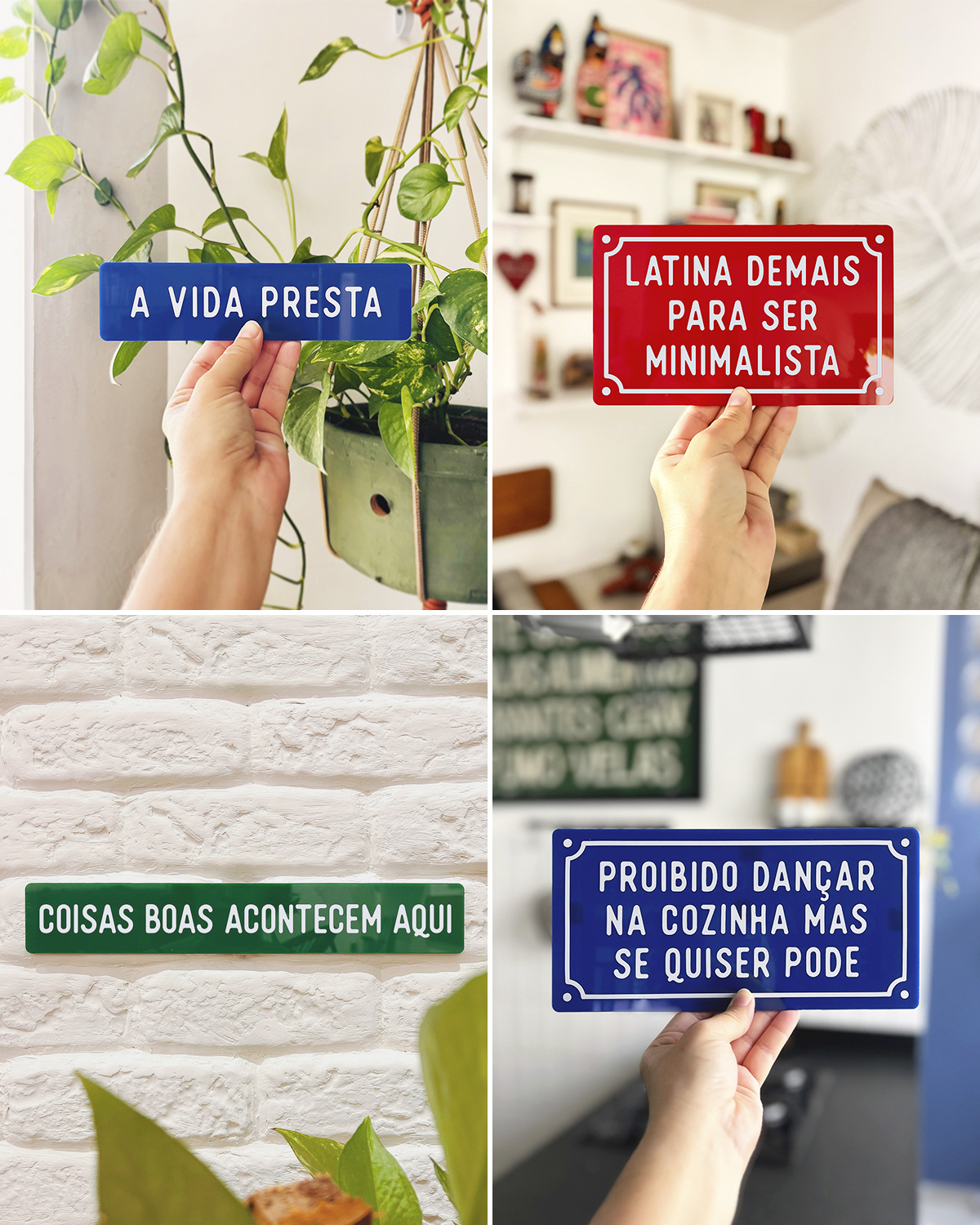 Loja Pequenas Causas Facebook ad: Placas de Acrílico