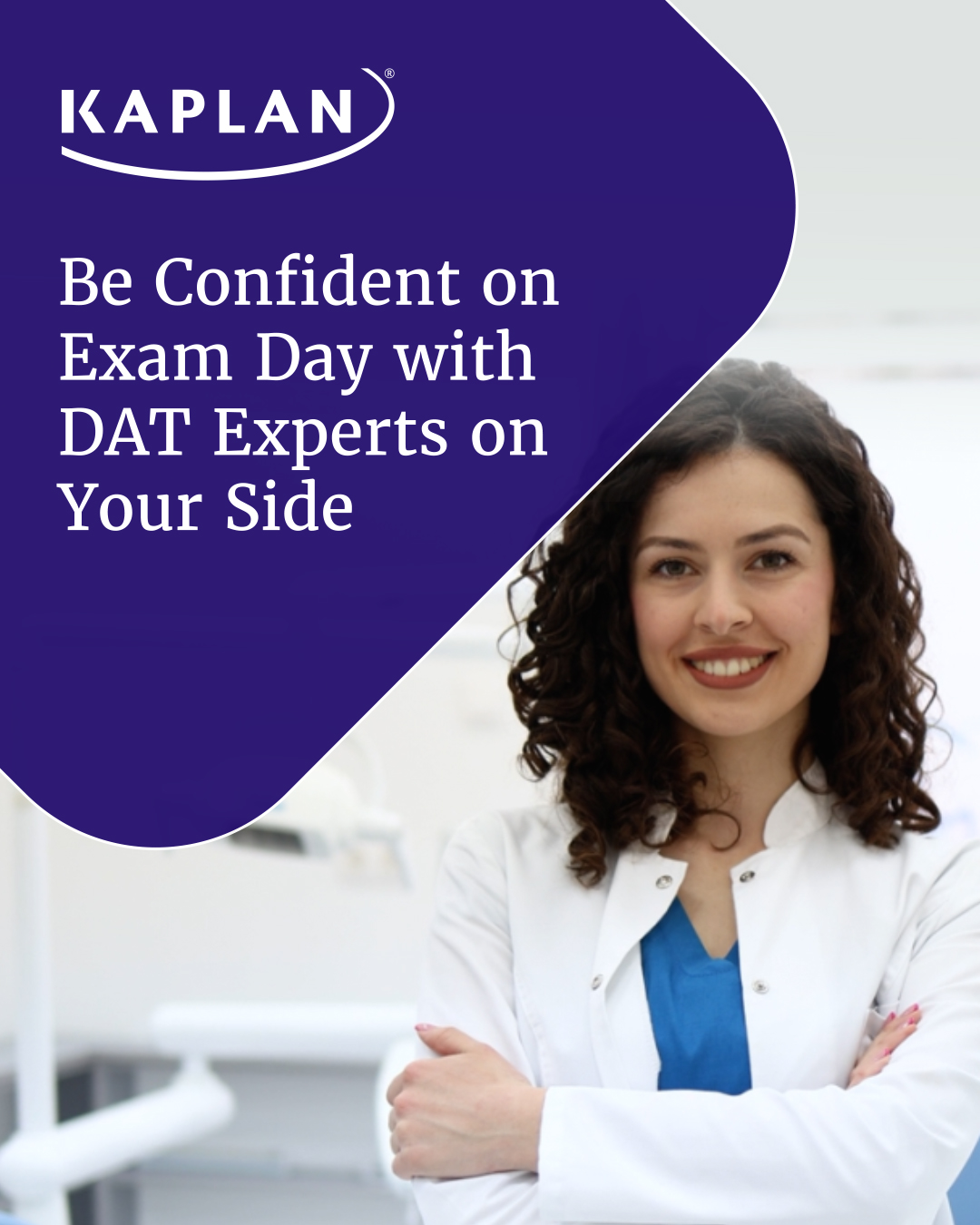 Kaplan Health Facebook ad: 𝐃𝐀𝐓 𝐏𝐫𝐞𝐩 𝐁𝐮𝐢𝐥𝐭 𝐟𝐨𝐫 𝐅𝐮𝐭𝐮𝐫𝐞…