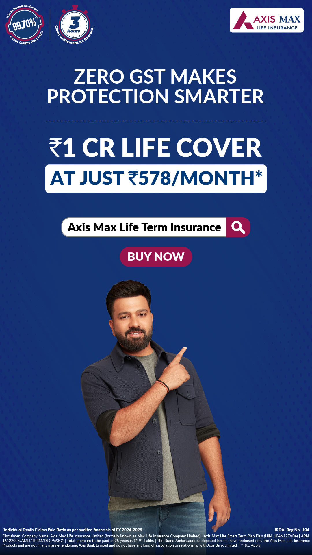 Axis Max Life Insurance Facebook ad