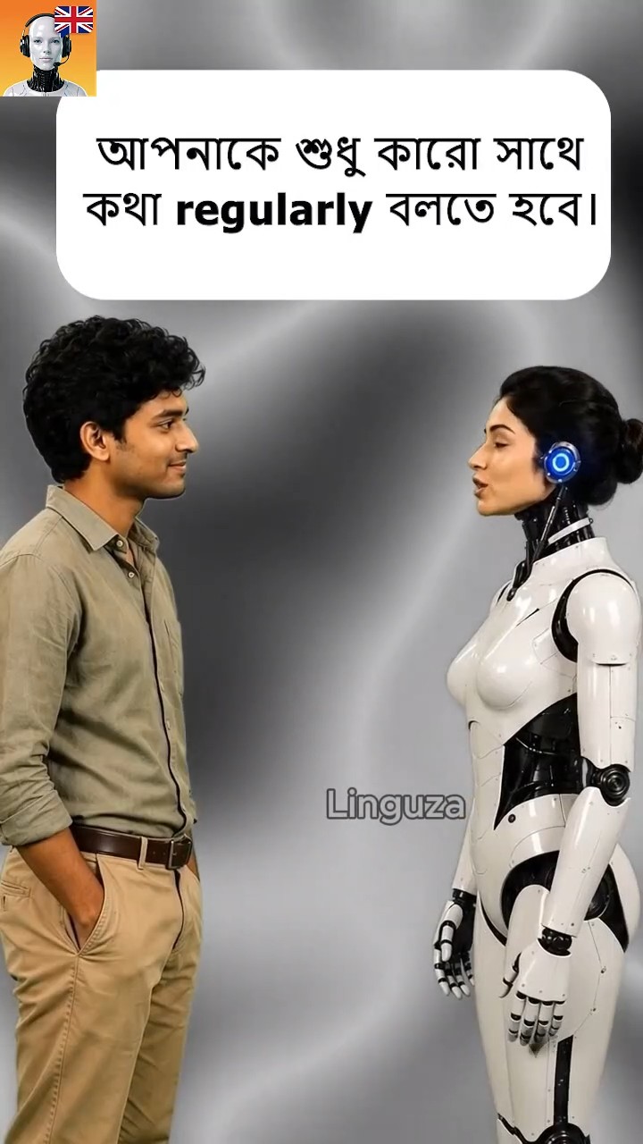 Linguza: AI English Tutor Facebook ad: Try free now!