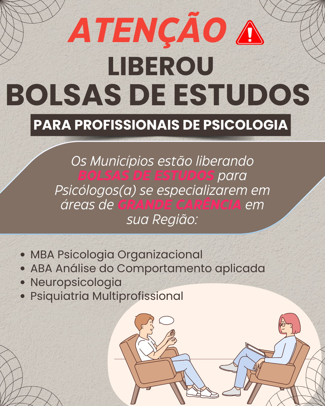 Atualizaçao Profissional Facebook ad: PSICÓLOGO(A), ATENÇÃO! ÚLTIMAS BOLSAS LIBERADAS NA SUA…