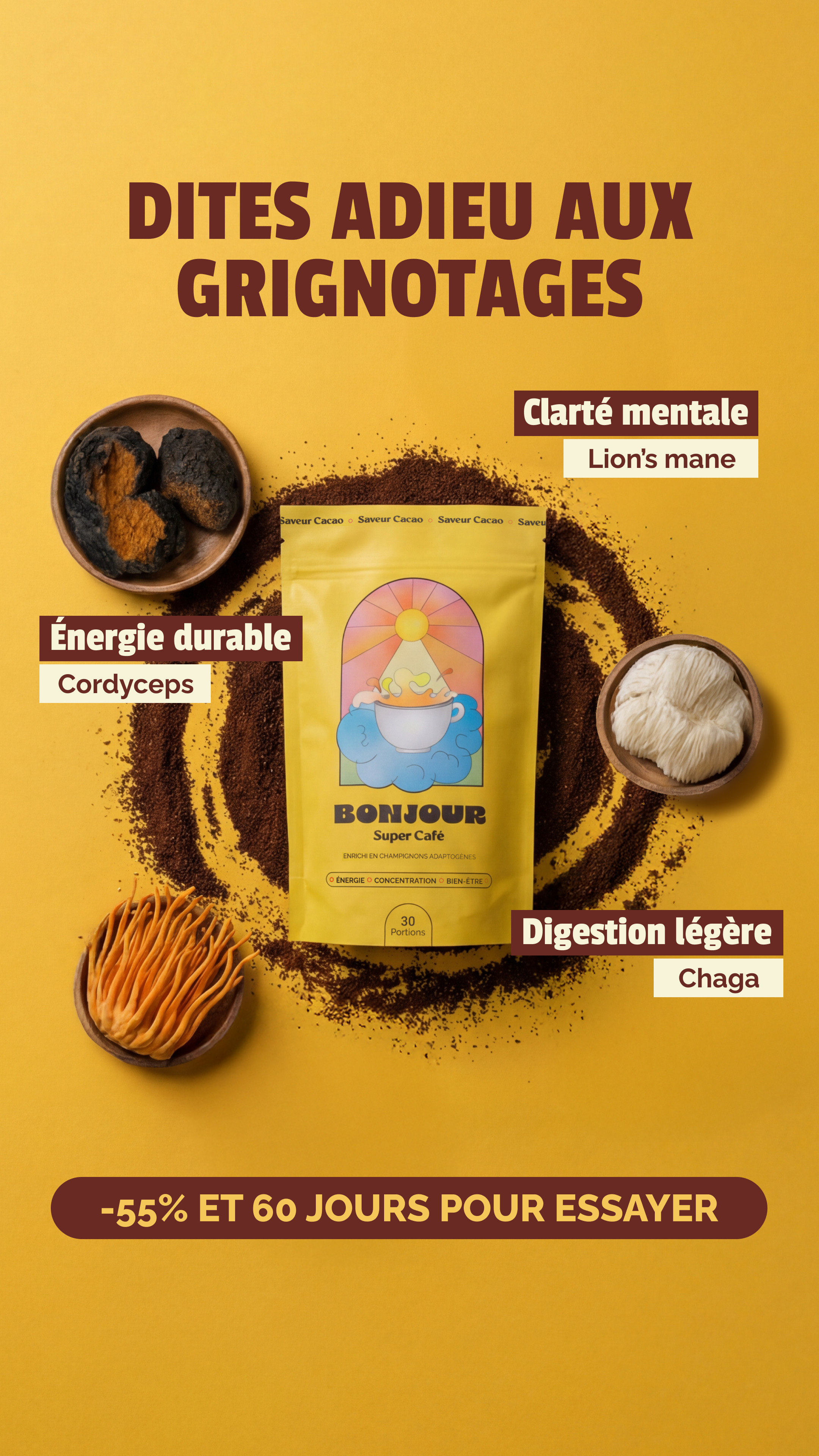 Bonjour Facebook ad