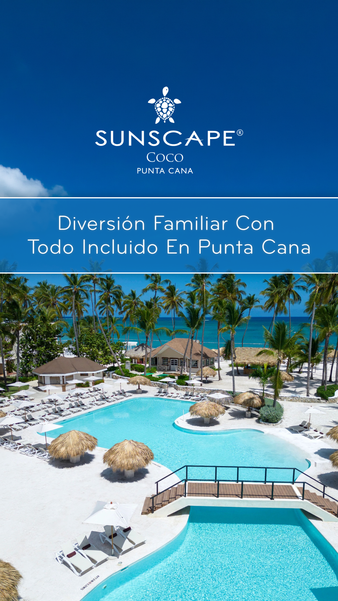 Sunscape Coco Punta Cana Facebook ad from Mar 27, 2026