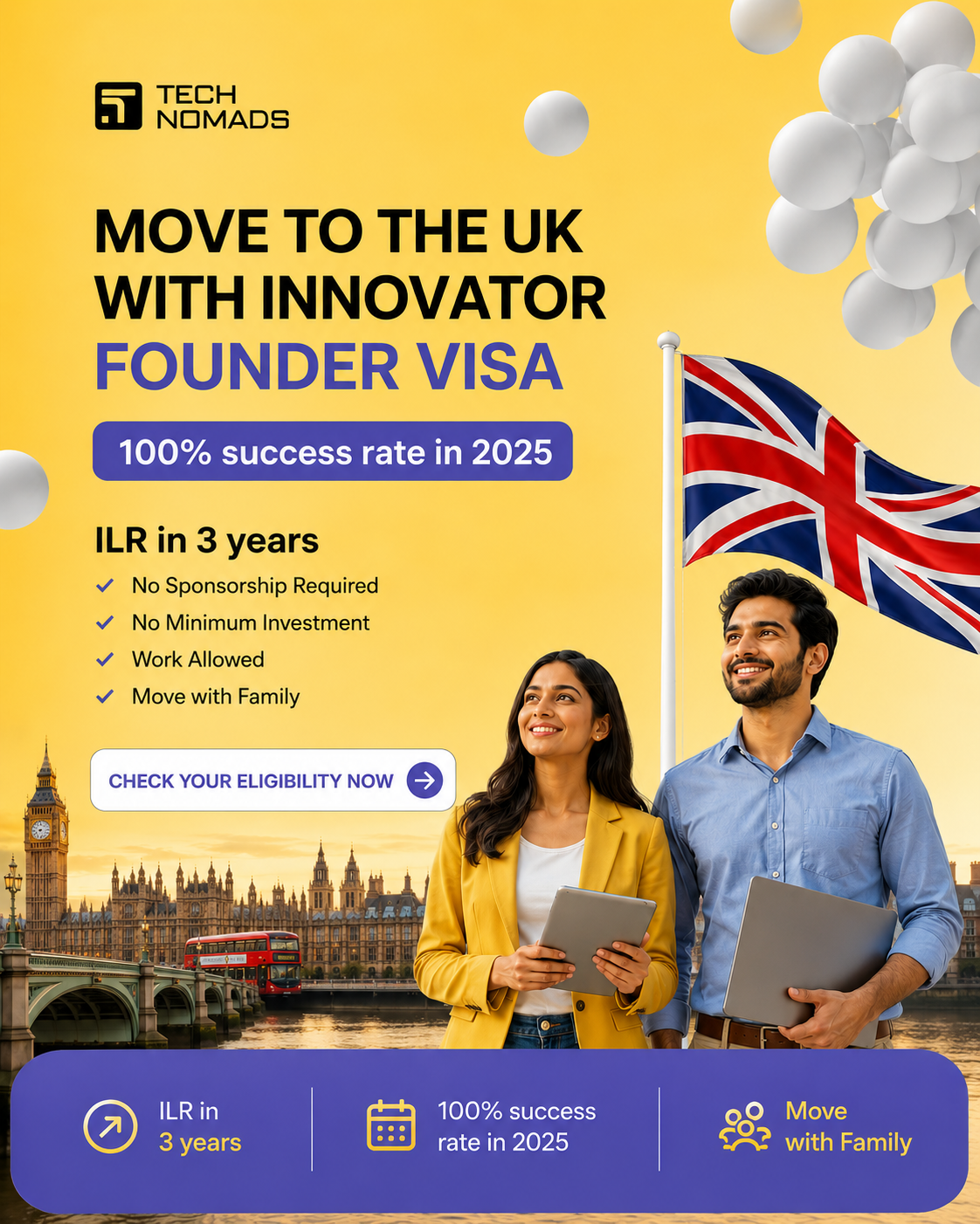Technomads.io Facebook ad
