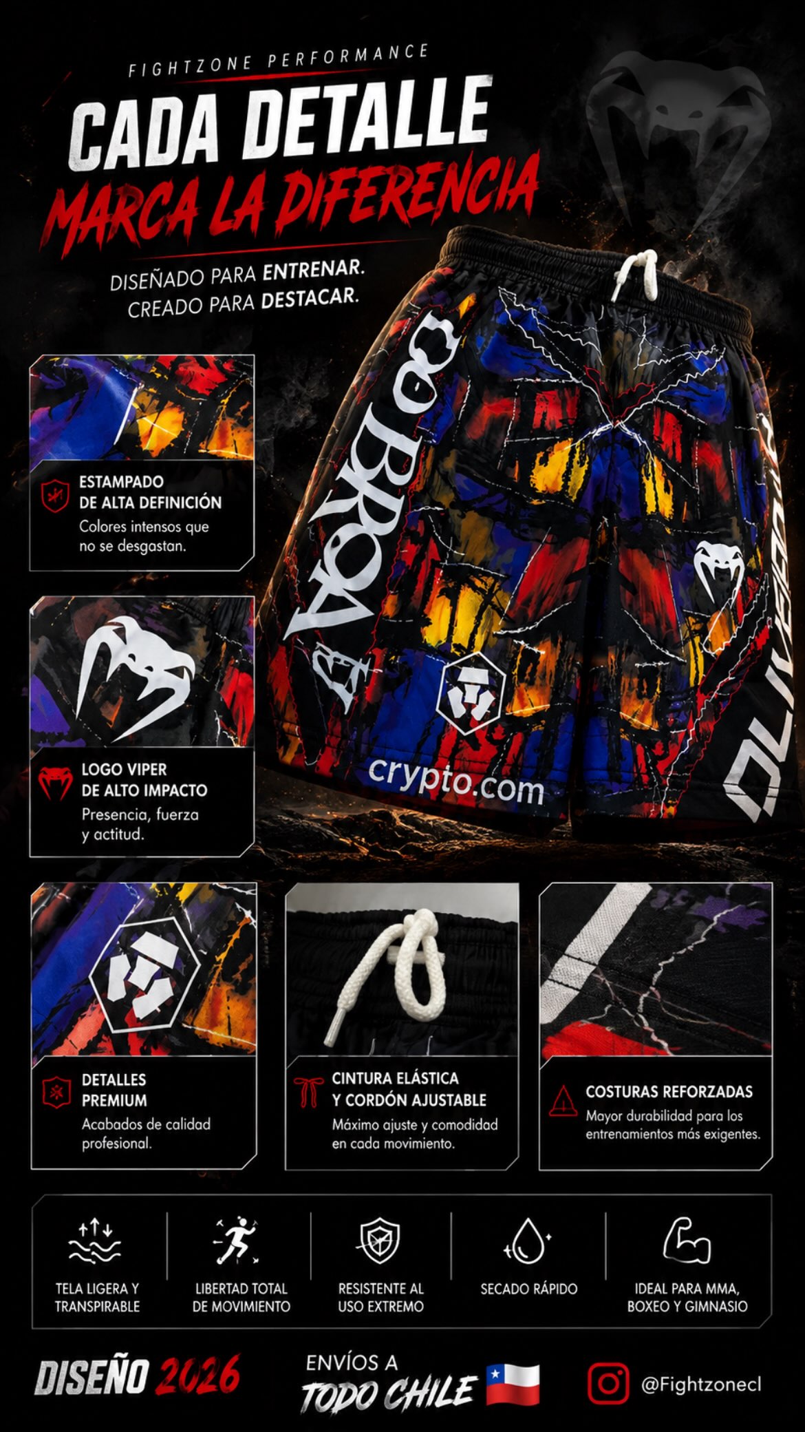 FIGHT ZONE Facebook ad from Aug 18, 2026