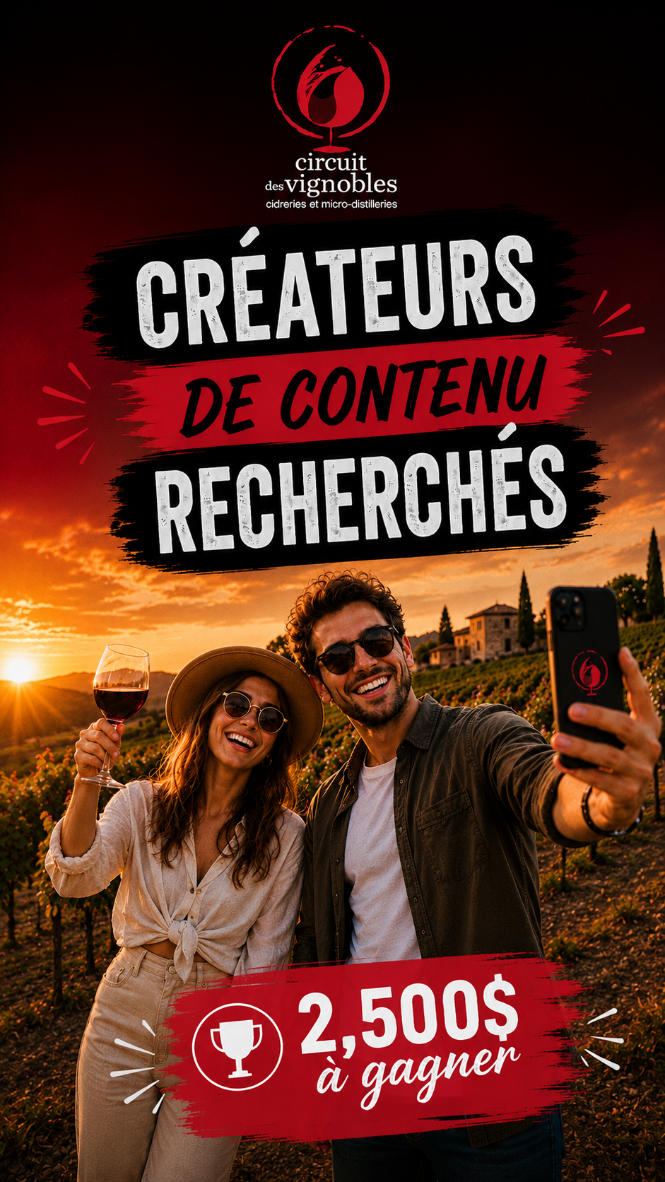 Circuit des Vignobles Facebook ad from Jun 12, 2026