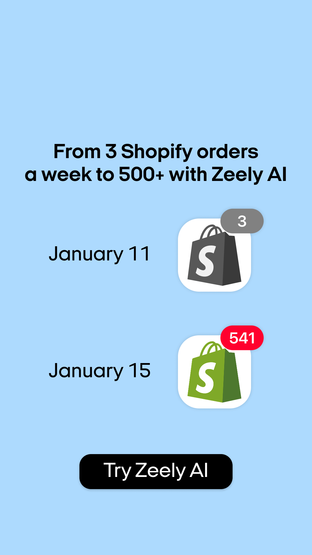 Zeely Facebook ad