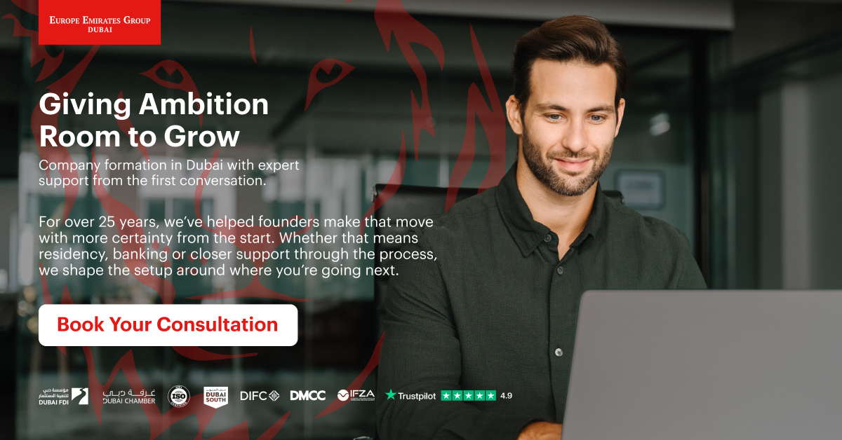 Europe Emirates Group Facebook ad: Giving Ambition Room to Grow