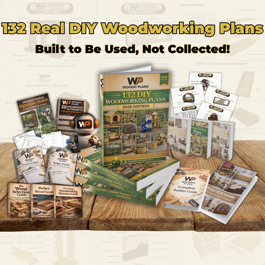 Woodiy Plans Facebook ad: Build Projects You’re Proud Of, Save 60%