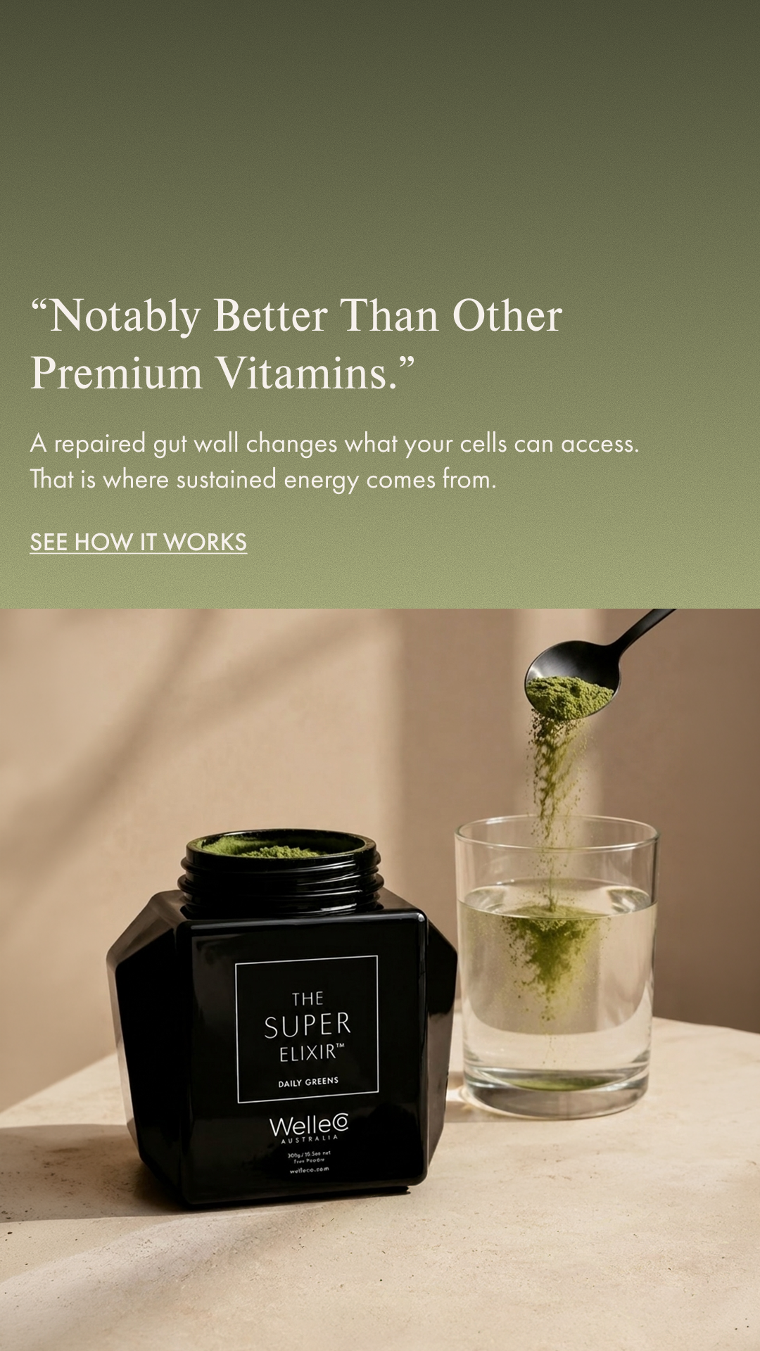 WelleCo Facebook ad