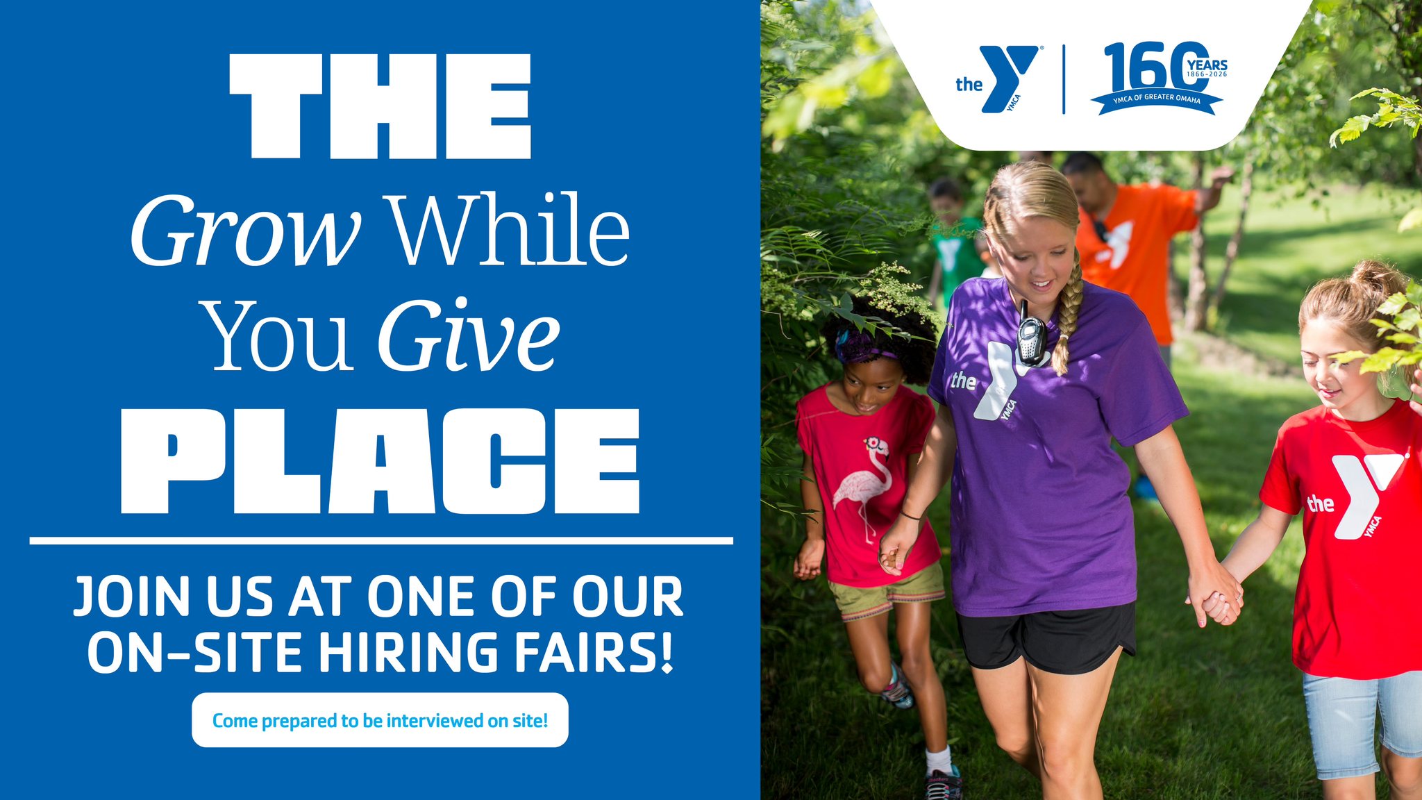 YMCA of Greater Omaha Facebook ad: YMCA Summer Hiring Events - Locations in Details!