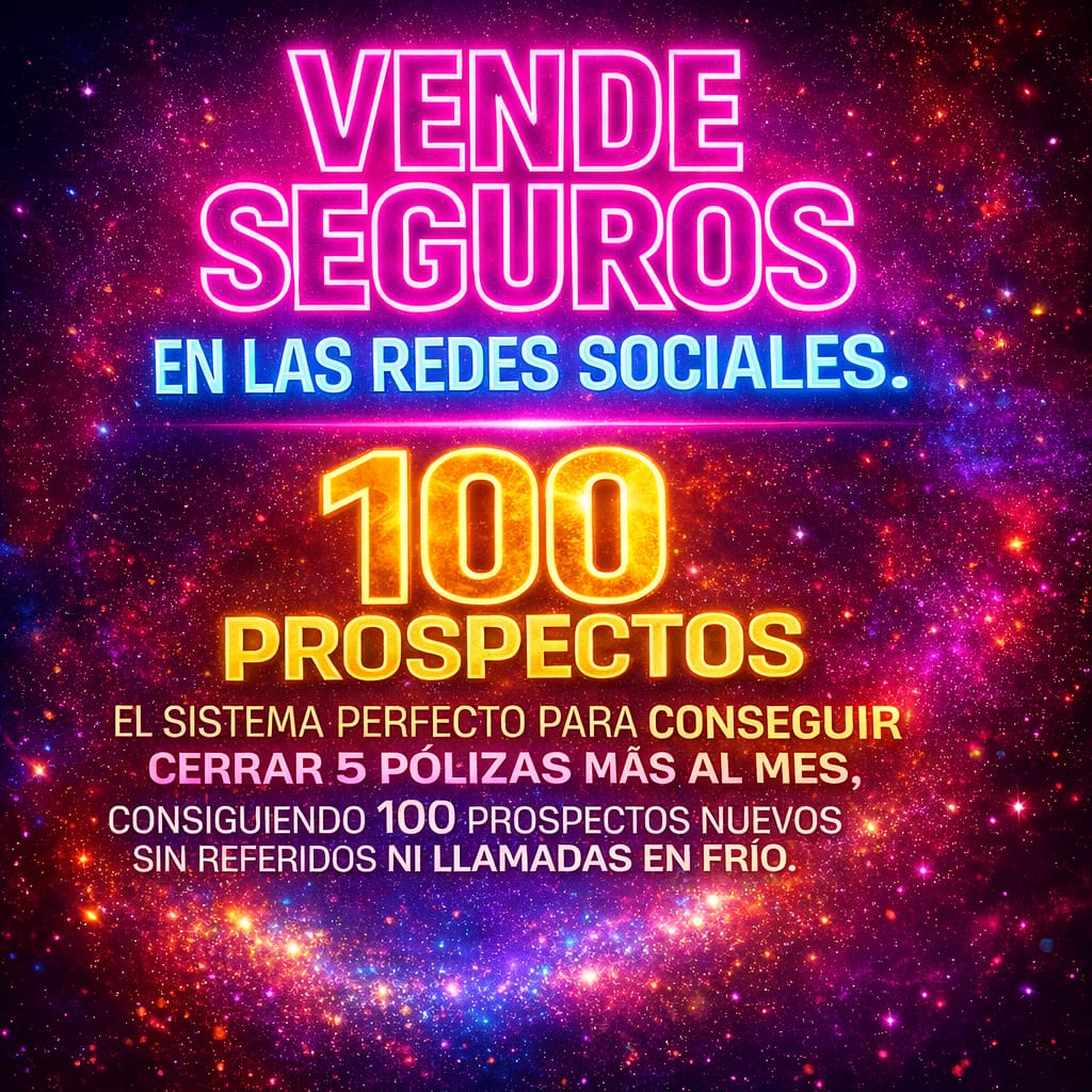 Andromeda Seguros Facebook ad: Olvídate de los referidos. Empieza a vender YA.