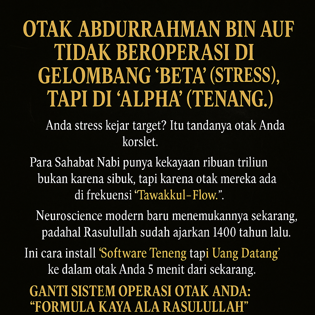 Al-Munawwarah Facebook ad: TERBONGKAR! FORMULA KAYA ALA RASULULLAH