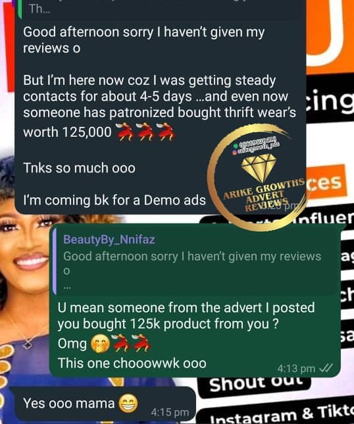 Arikegrowth Facebook ad: Your customer are right over here!