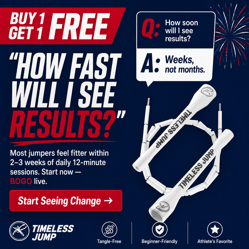 Timeless Jump Facebook ad