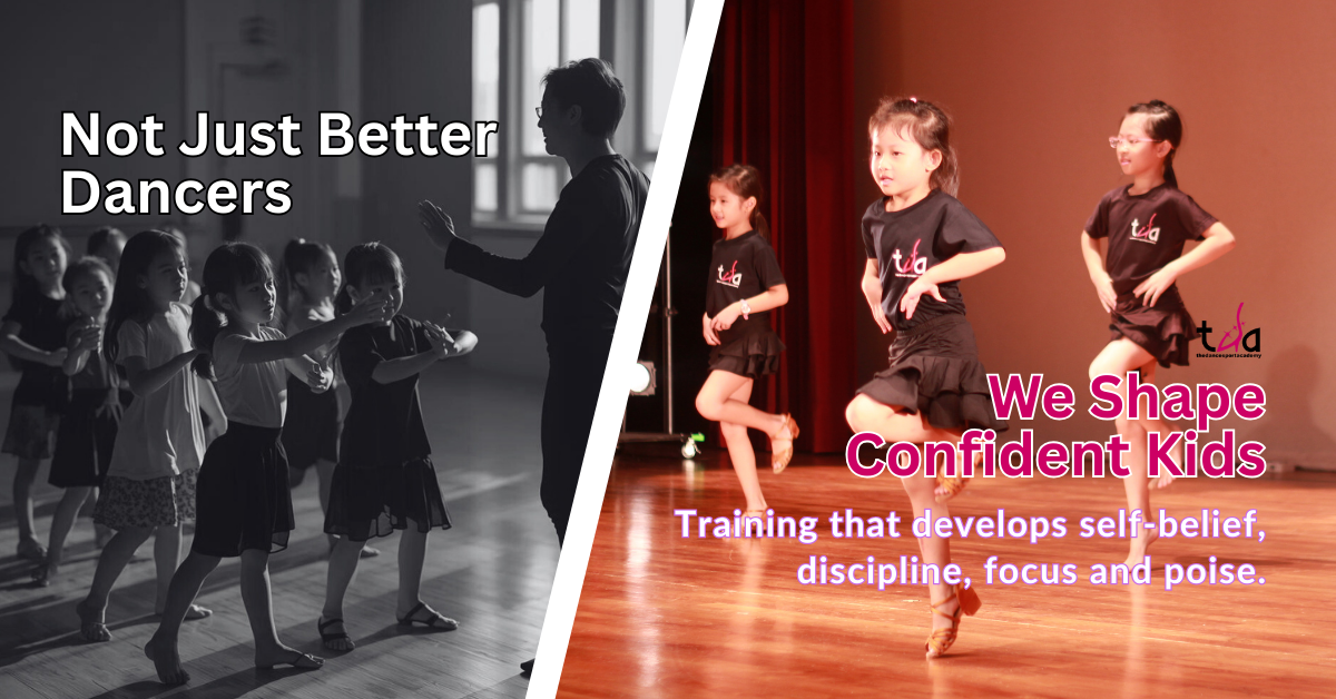 The DanceSport Academy Facebook ad: More Than Just Dance, We Teach Confidence & Discipline