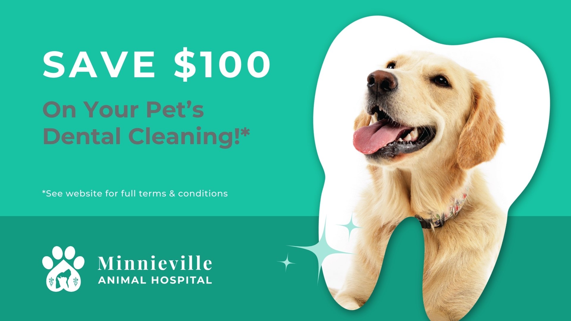 Minnieville Animal Hospital Facebook ad from Feb 1, 2026