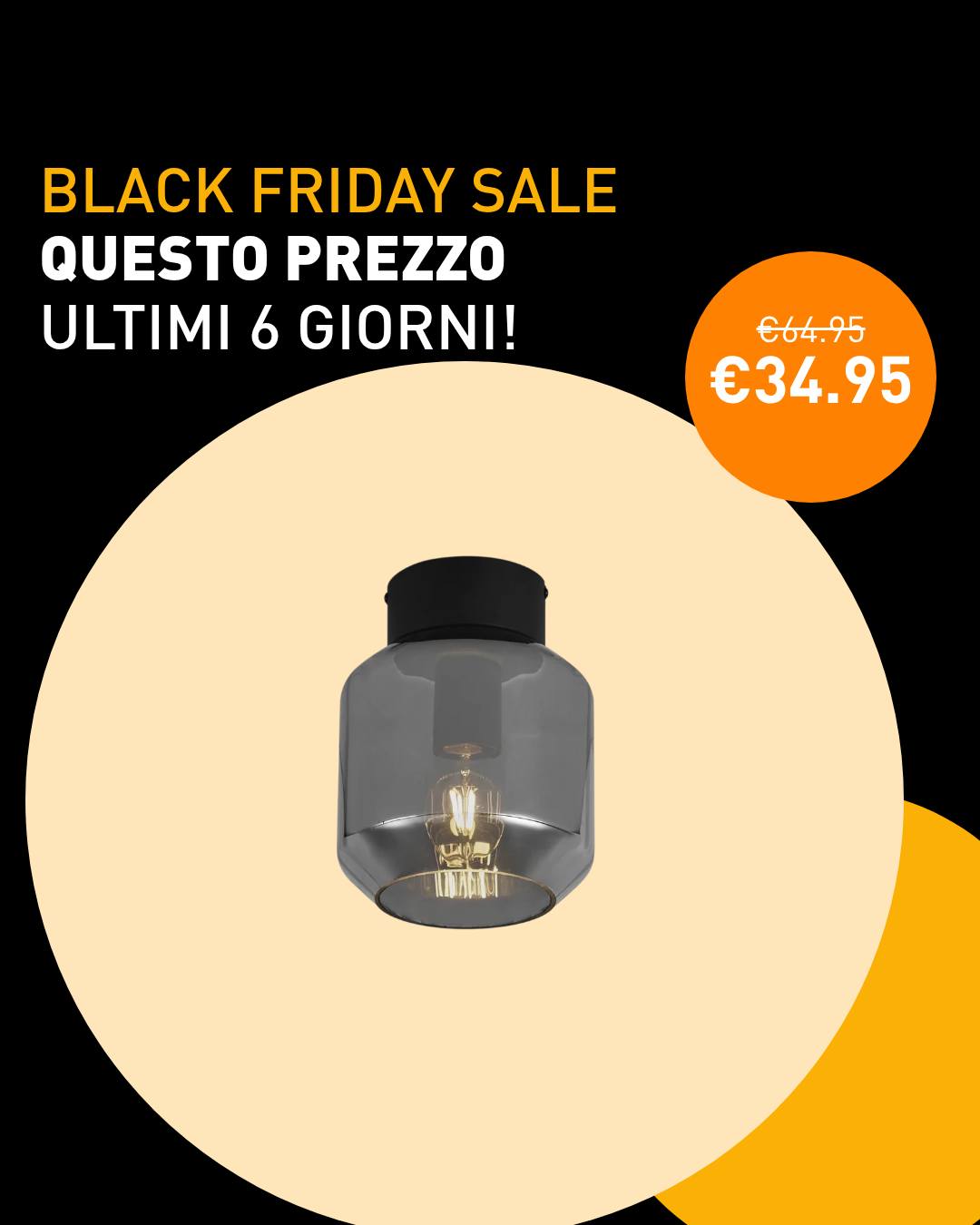 Lampadaeluce.it Facebook ad: Crea la perfetta atmosfera con lampadaeluce!