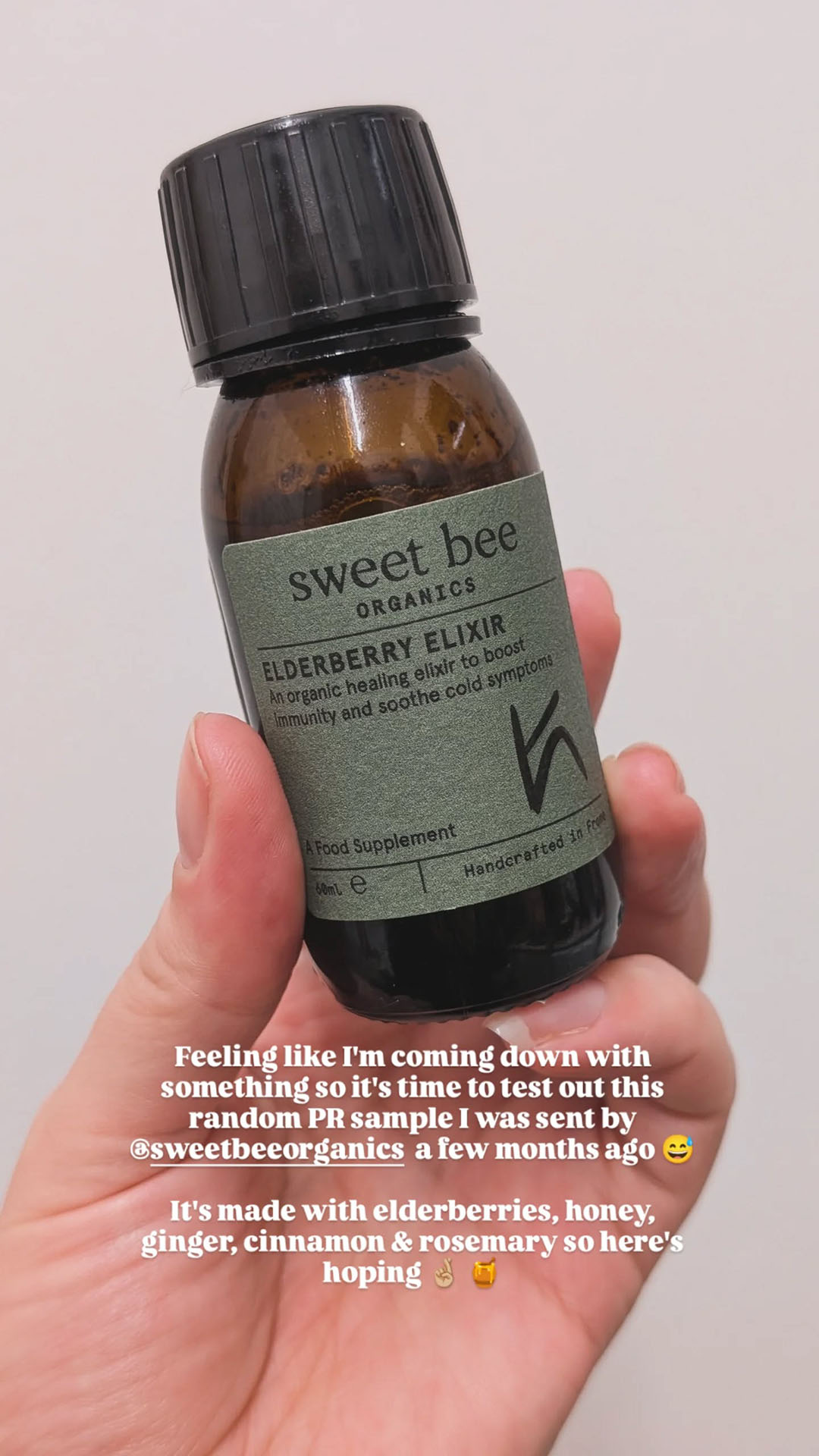 Sweet Bee Organics Facebook ad
