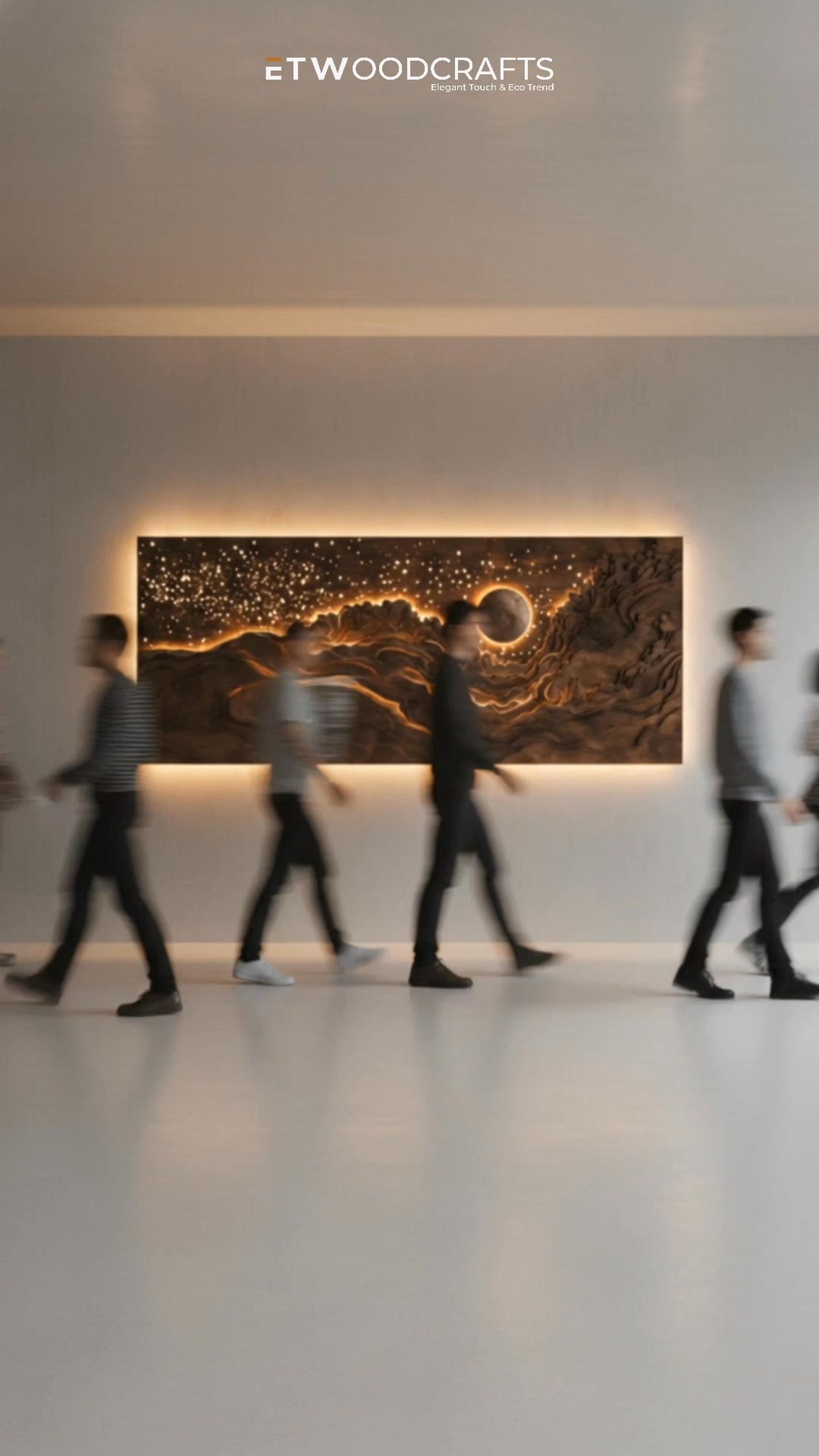 ET Woodcrafts Facebook ad: Art That Transforms Walls