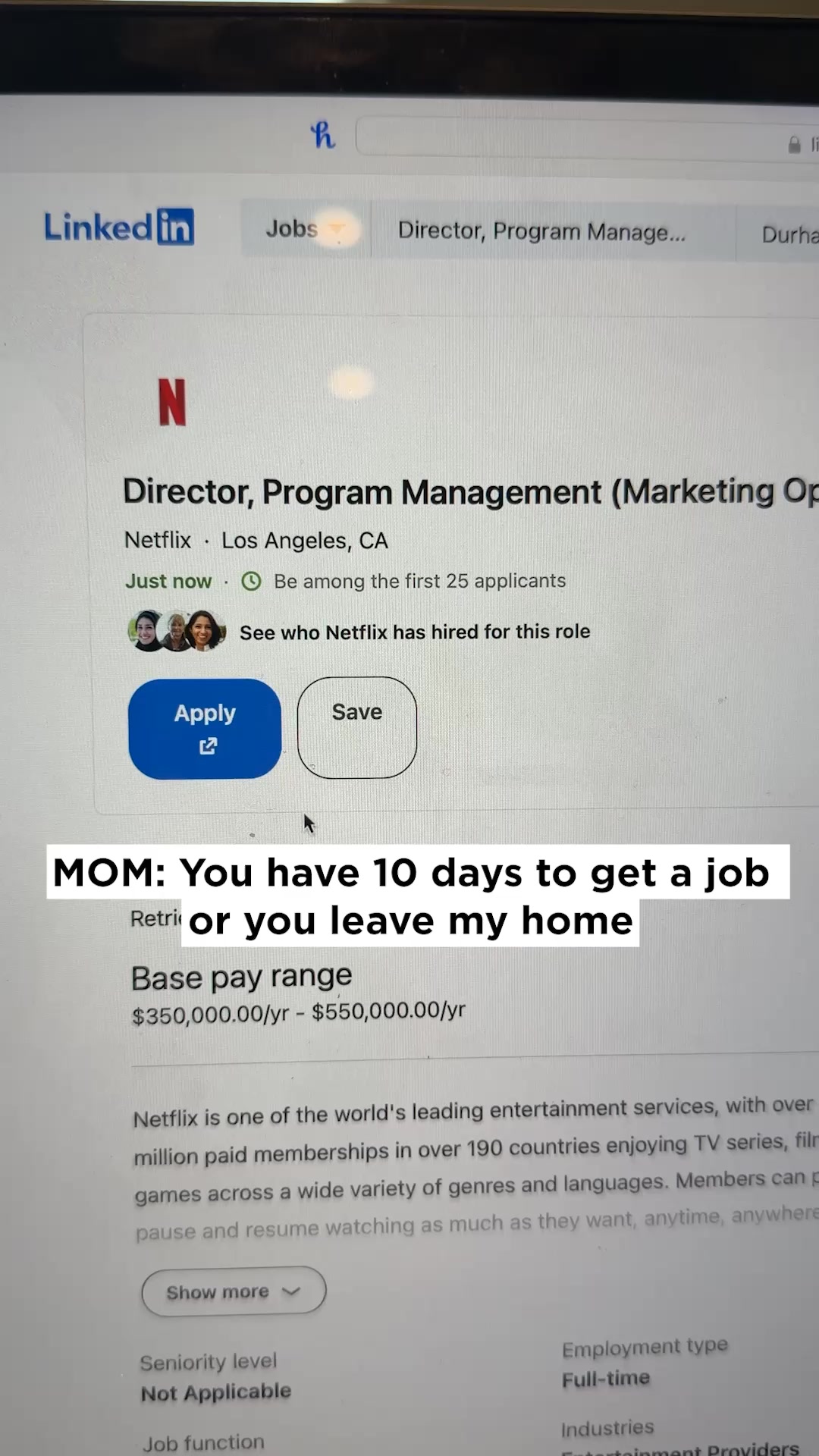 AI Apply Facebook ad from May 26, 2026