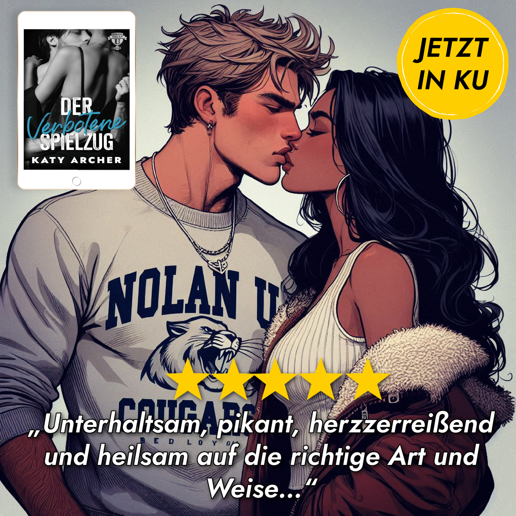 College Sports Romance Books Facebook ad