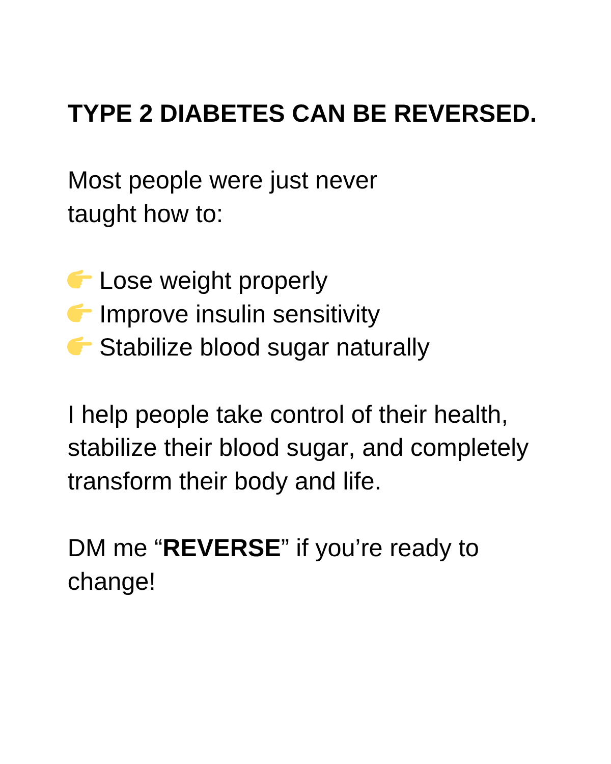 Matt Getz Fitness Facebook ad: TYPE 2 DIABETES CAN BE REVERSED.