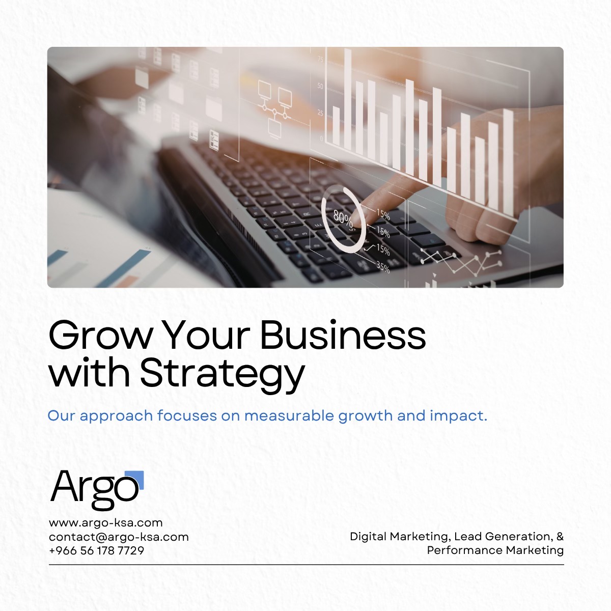 Argo Facebook ad: Hire a Digital Marketing Team in Saudi Arabia