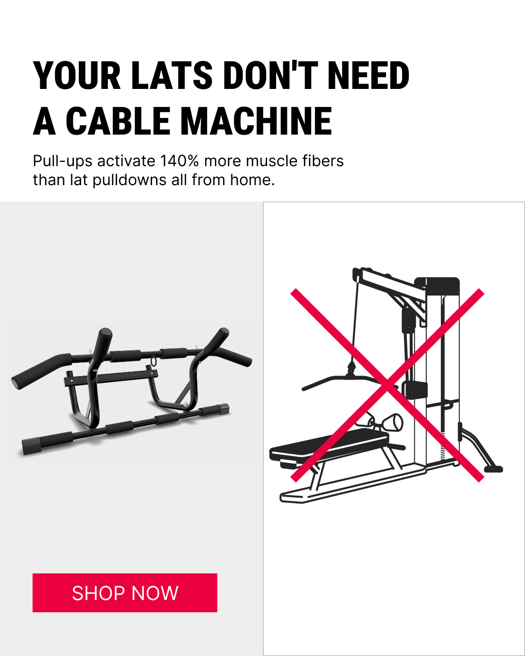DMoose Facebook ad: Build a V-Taper at Home