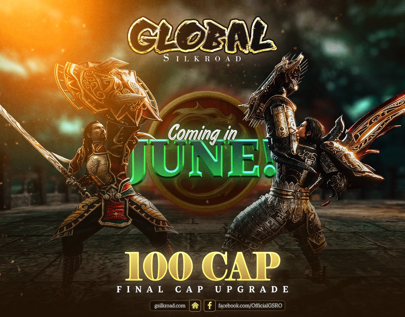 Global Silkroad Facebook ad: 100 CAP IS COMING TO GLOBAL SILKROAD!