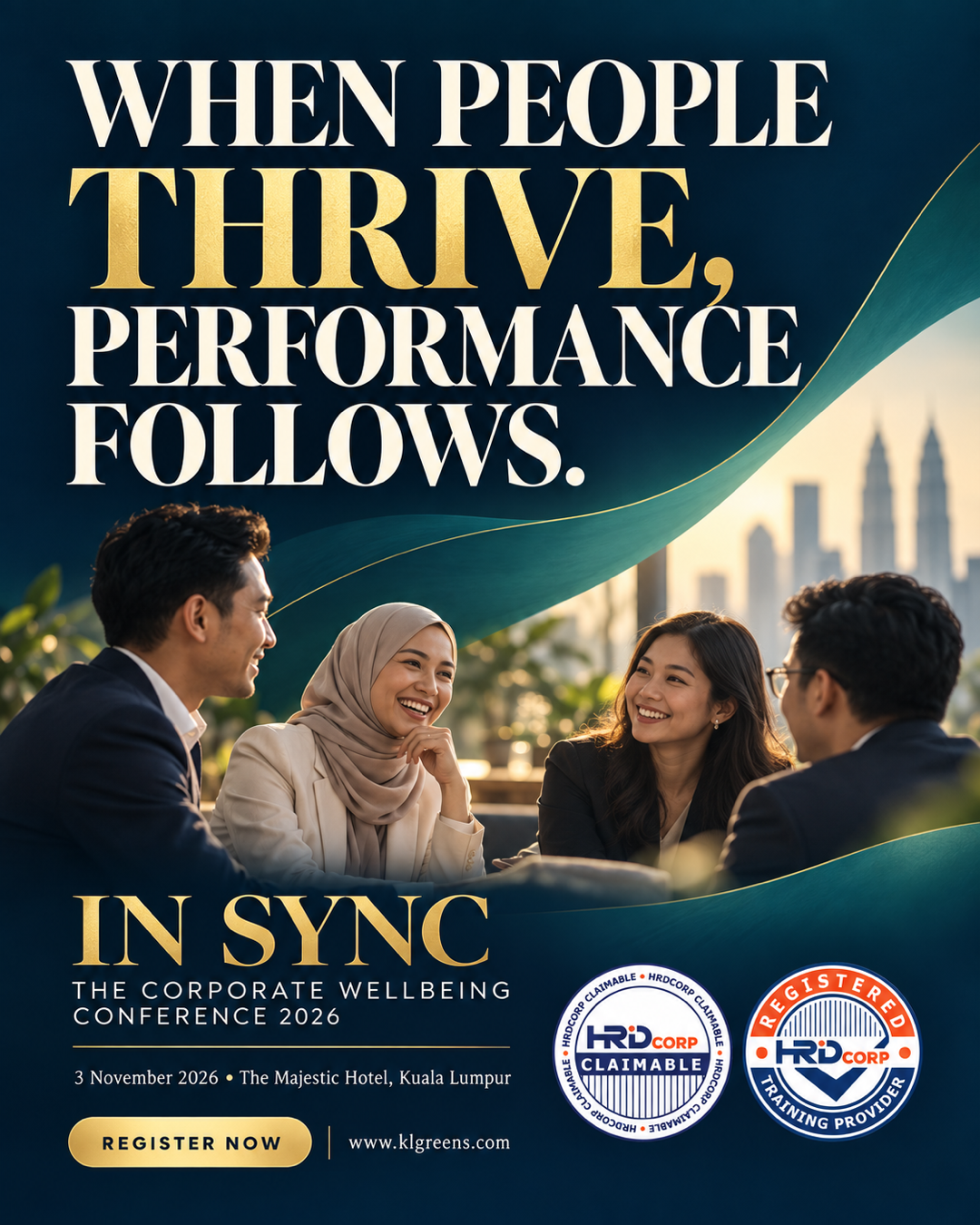 KLGreens Facebook ad: Workplace Mental Health & Wellbeing Conference