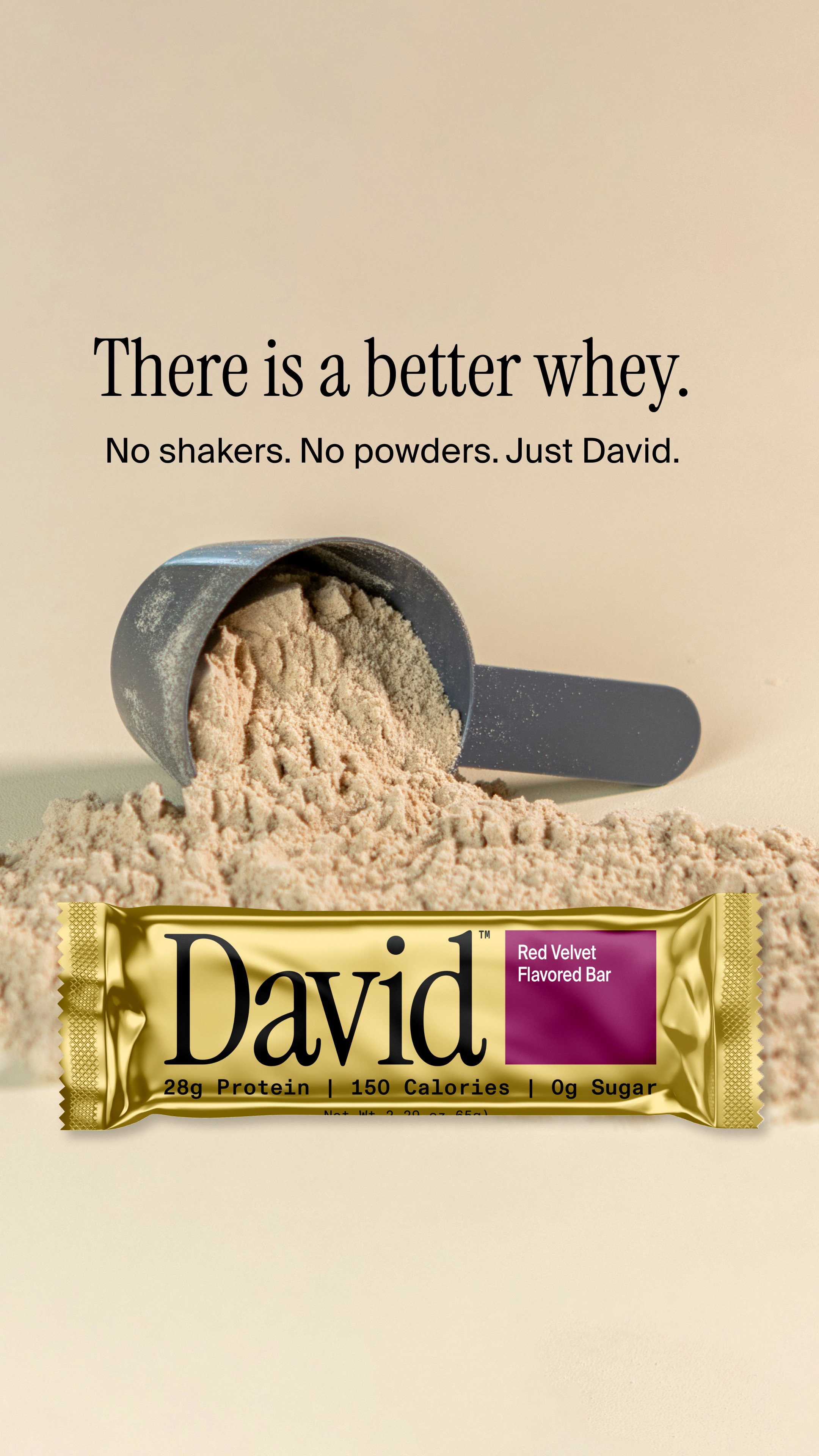 David Protein Facebook ad