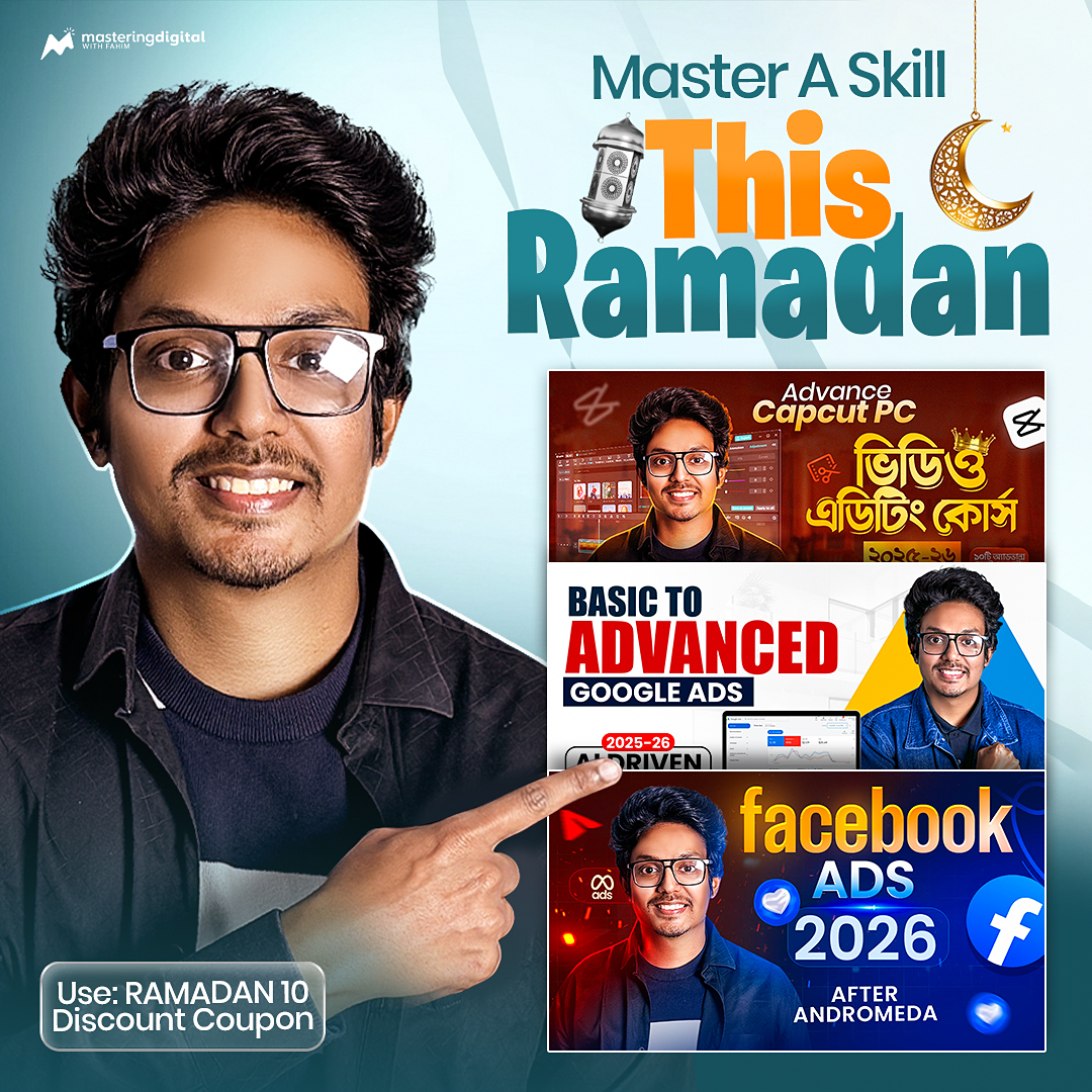 Mastering Digital With Fahim Facebook ad