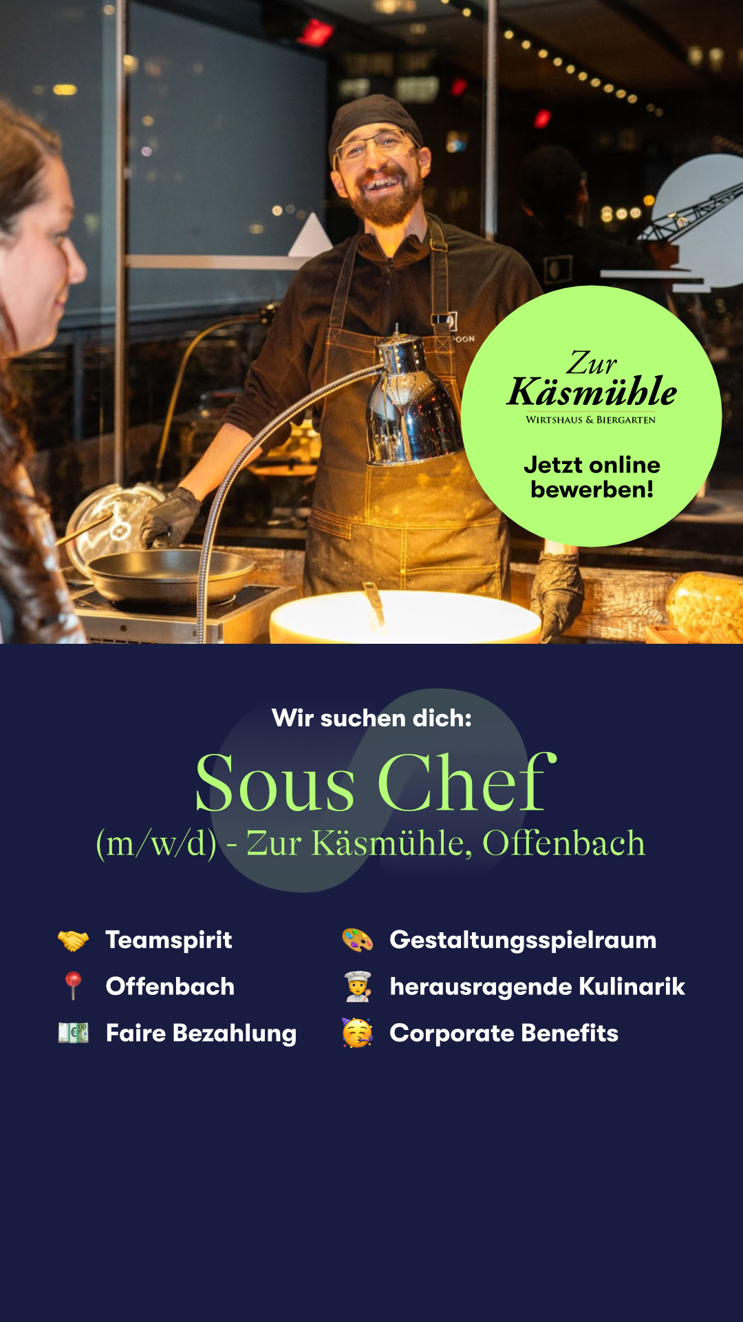 Zur Käsmühle Facebook ad from May 19, 2026