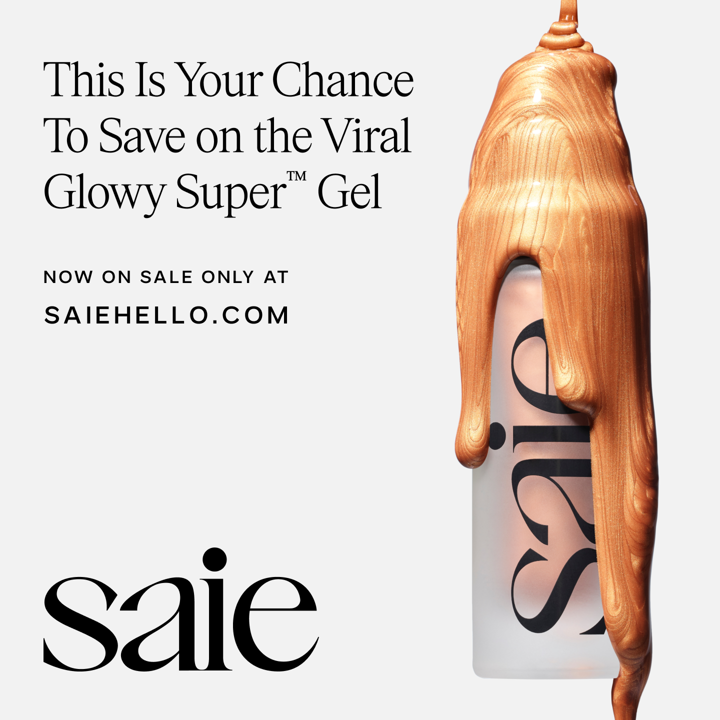 Saie Beauty Facebook ad