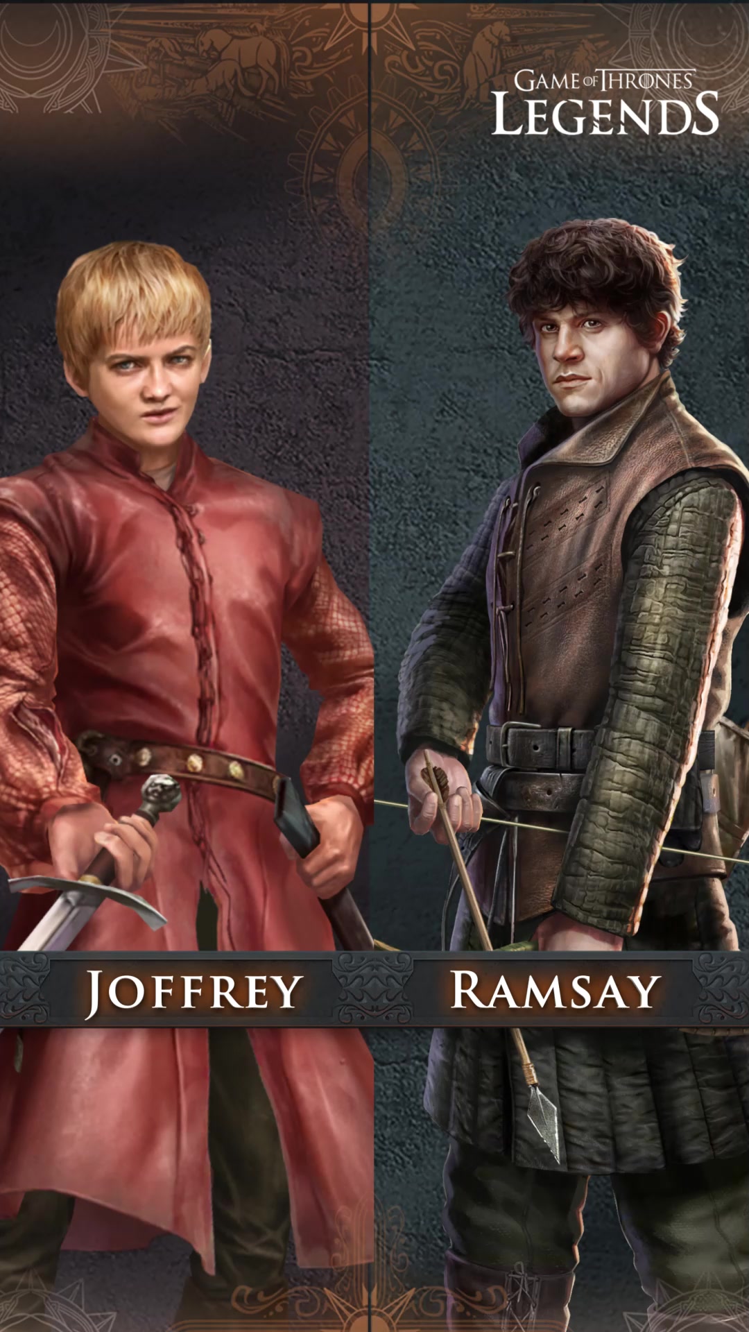 Game of Thrones: Legends Facebook ad: Claim the Throne
