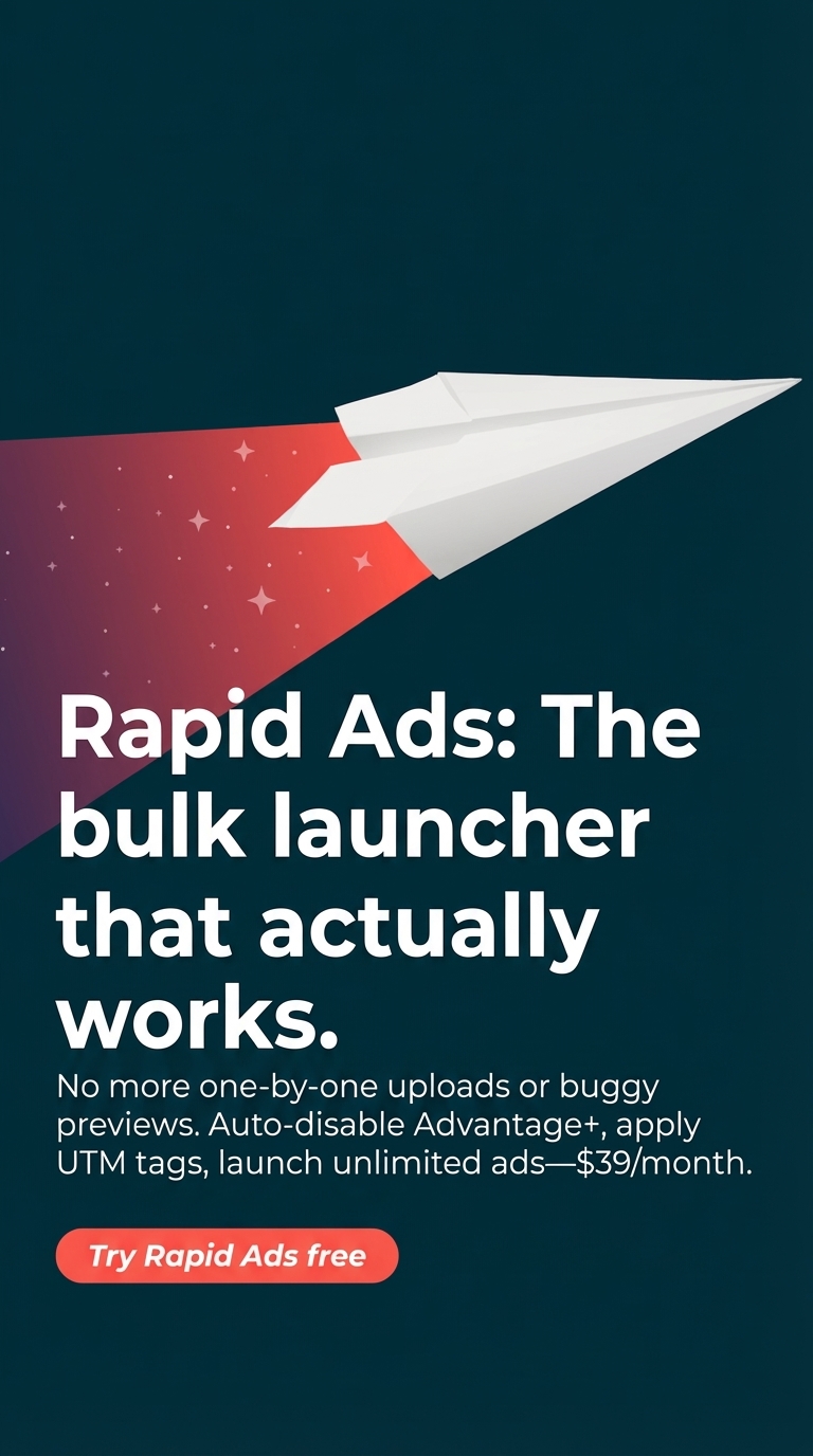 Rapid Ads Facebook ad