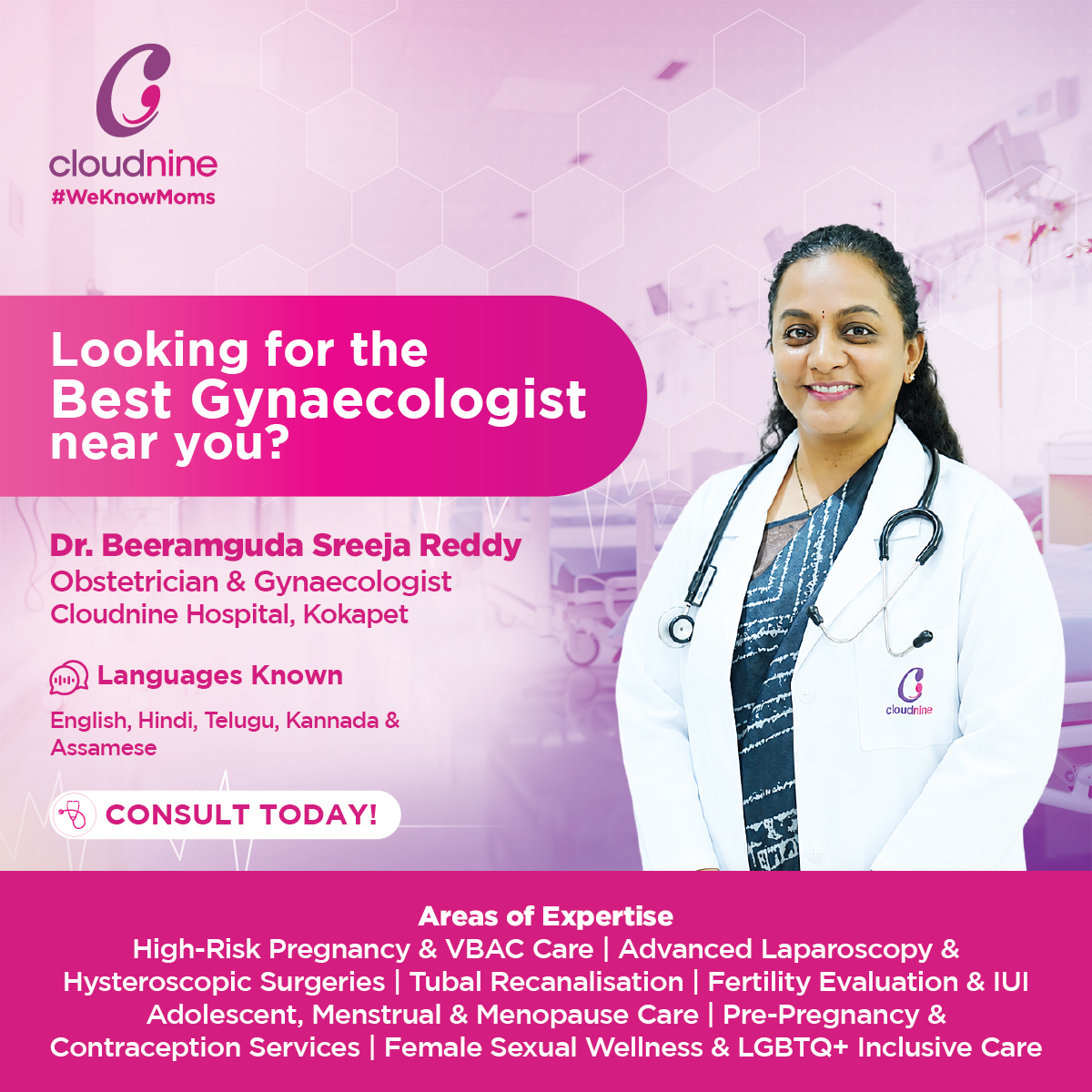 Cloudnine Hospital - Kokapet, Hyderabad Facebook ad