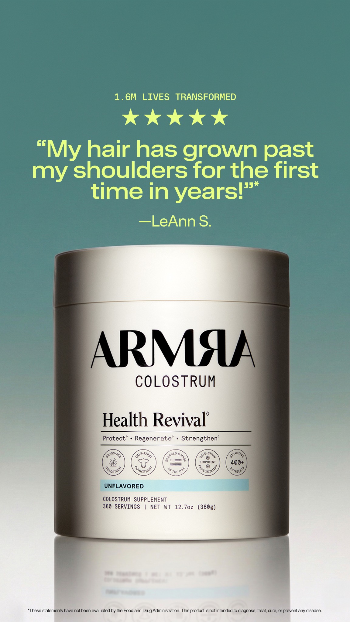 ARMRA Facebook ad