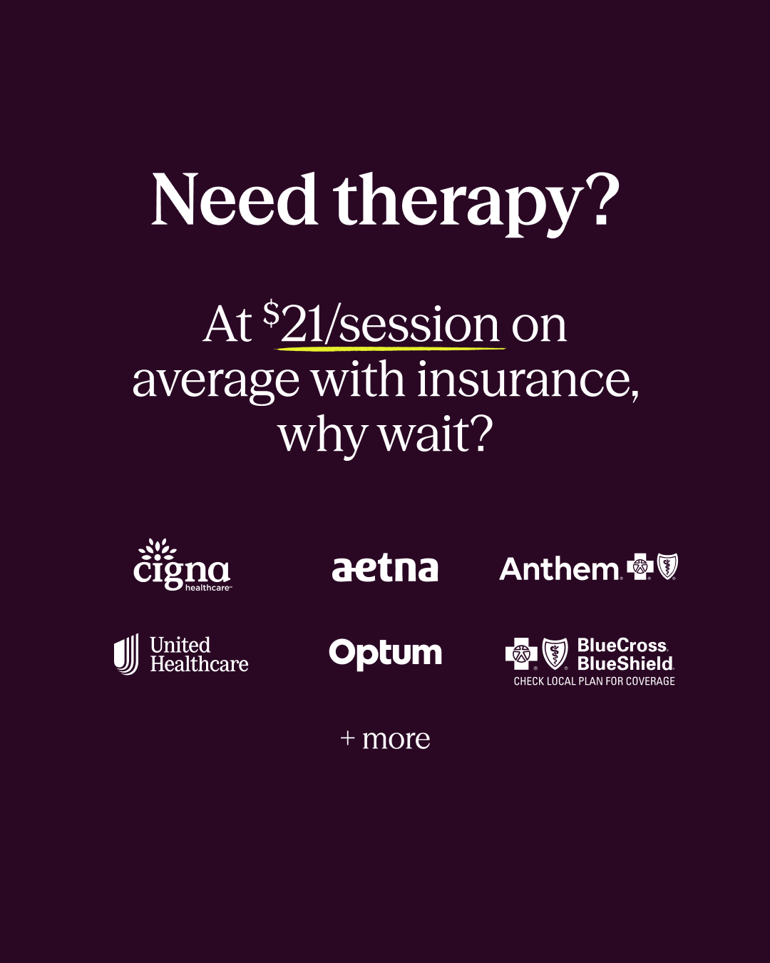 Grow Therapy Facebook ad