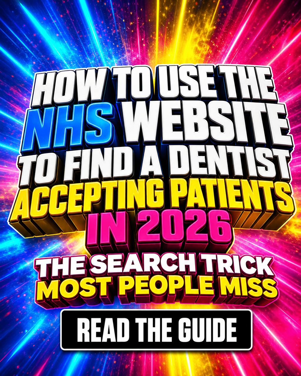 Everyday Health Advice Facebook ad: How to Find an NHS Dentist Accepting New Patients in 2026