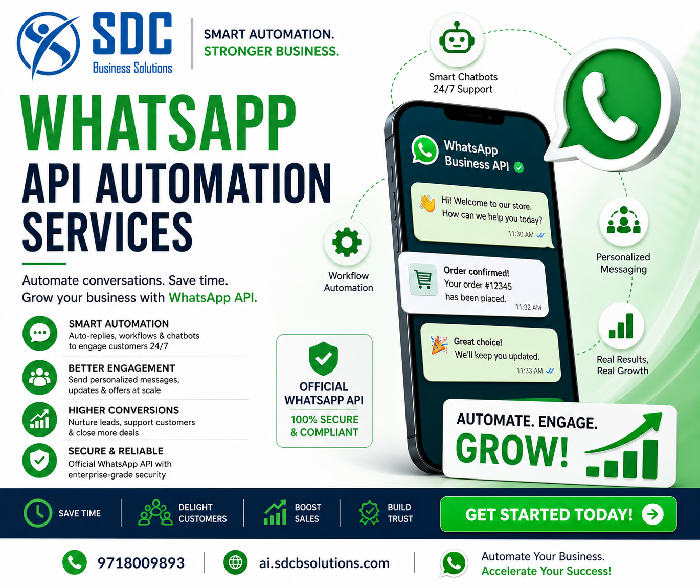 SDC Business Solutions: Digital Marketing Agency Facebook ad: Chat with us