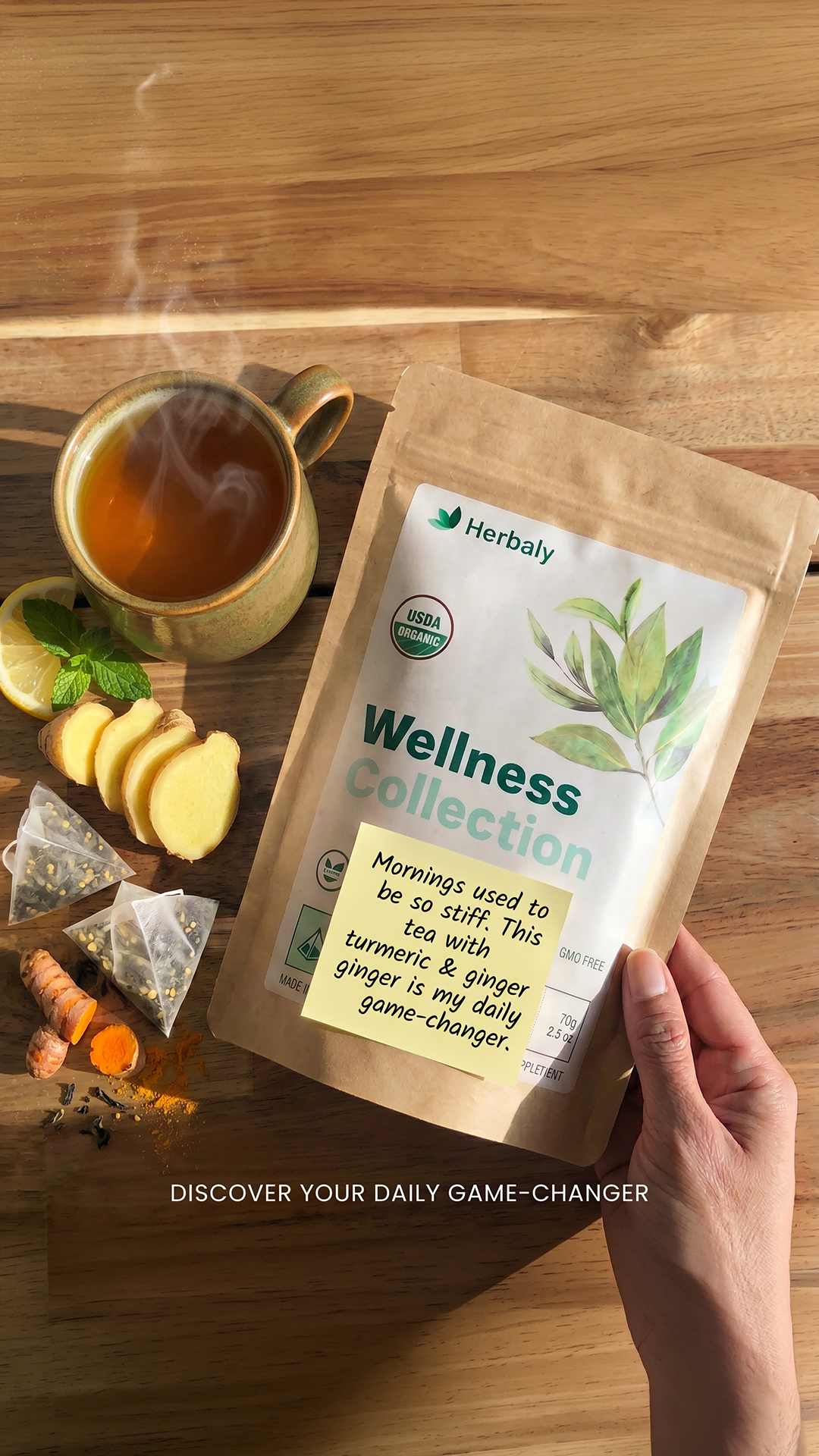 Herbaly Facebook ad