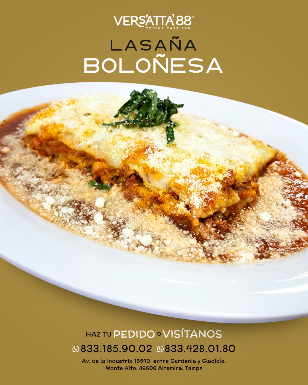 Versatta 88 Restaurante, Cafetería,  Panadería Facebook ad