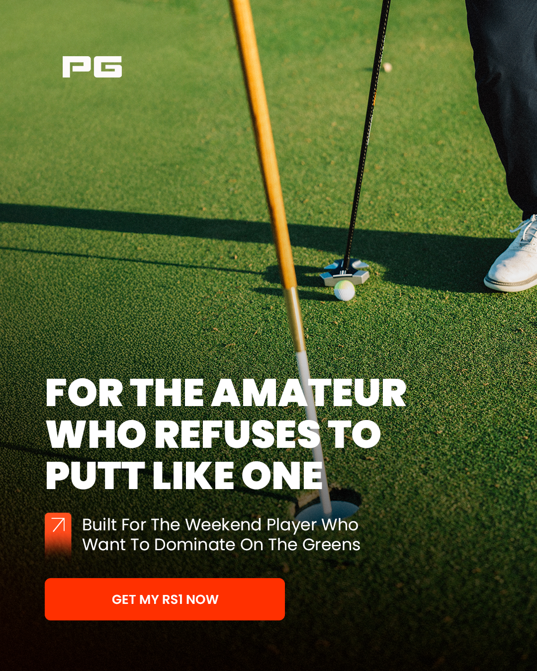 Performance Golf Facebook ad