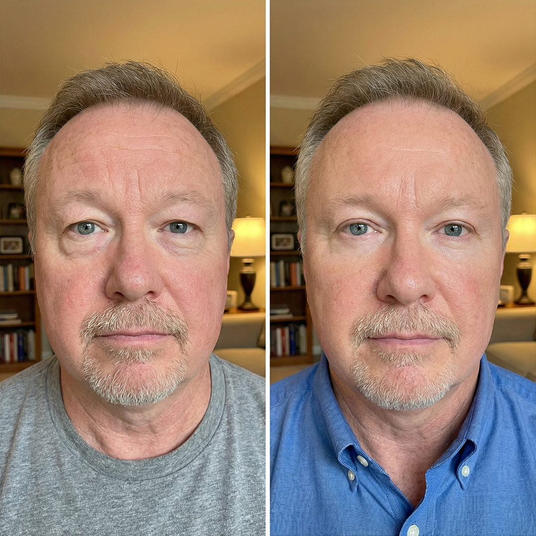 Men's Skincare Tips Facebook ad