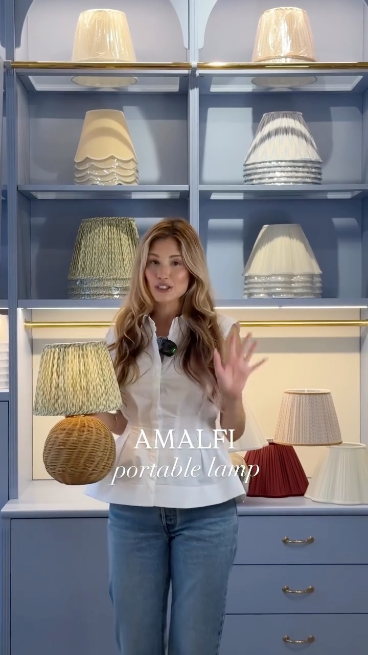 VonNorten Facebook ad: Introducing our new Amalfi Lamp, a larger statement…