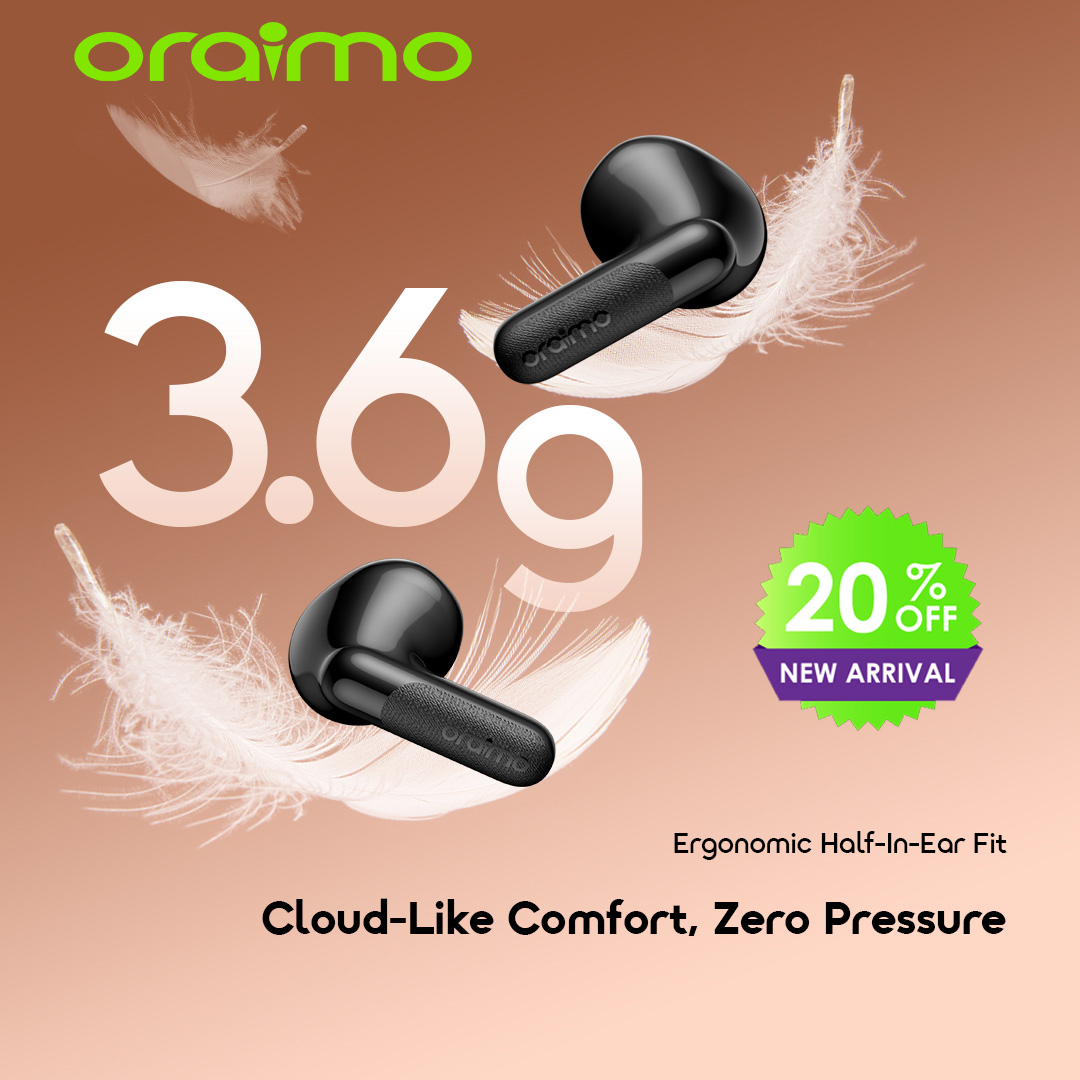 oraimo appliance GH Facebook ad: New Launch! Enjoy 20% OFF