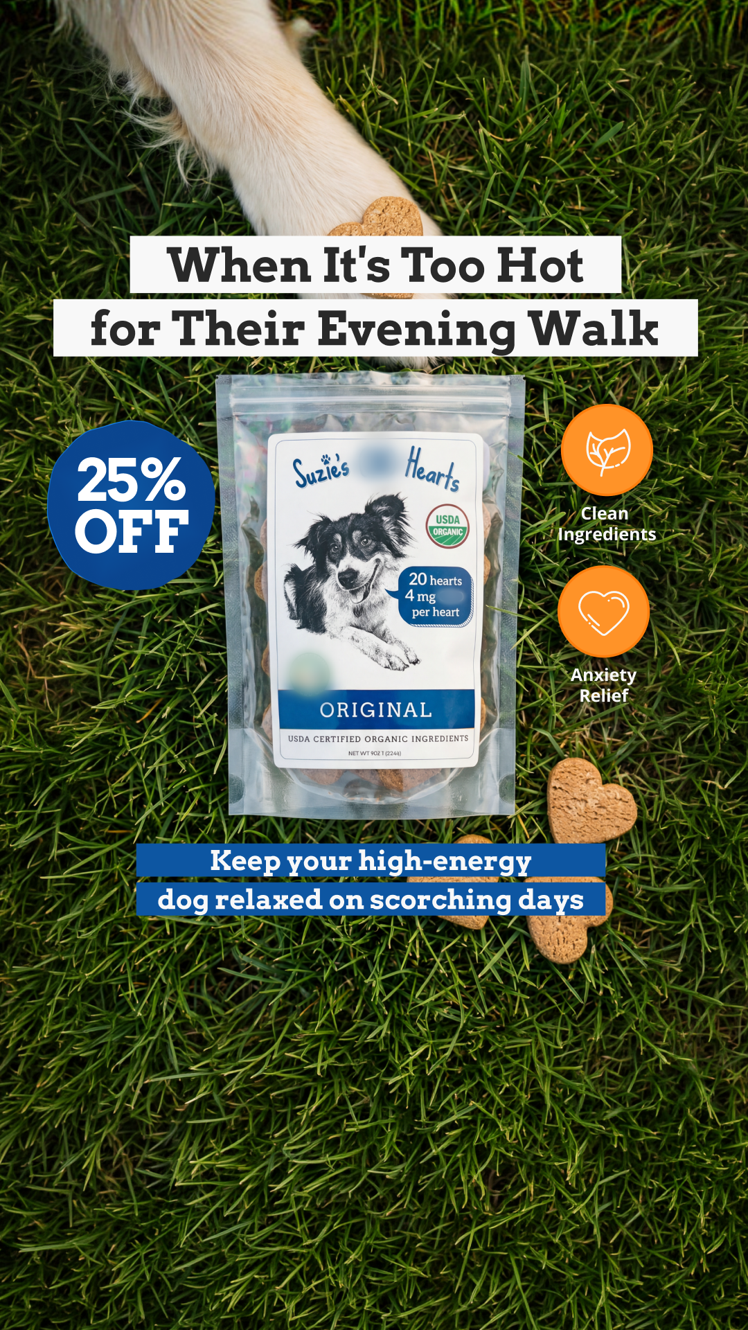 Suzie's Pet Treats Facebook ad